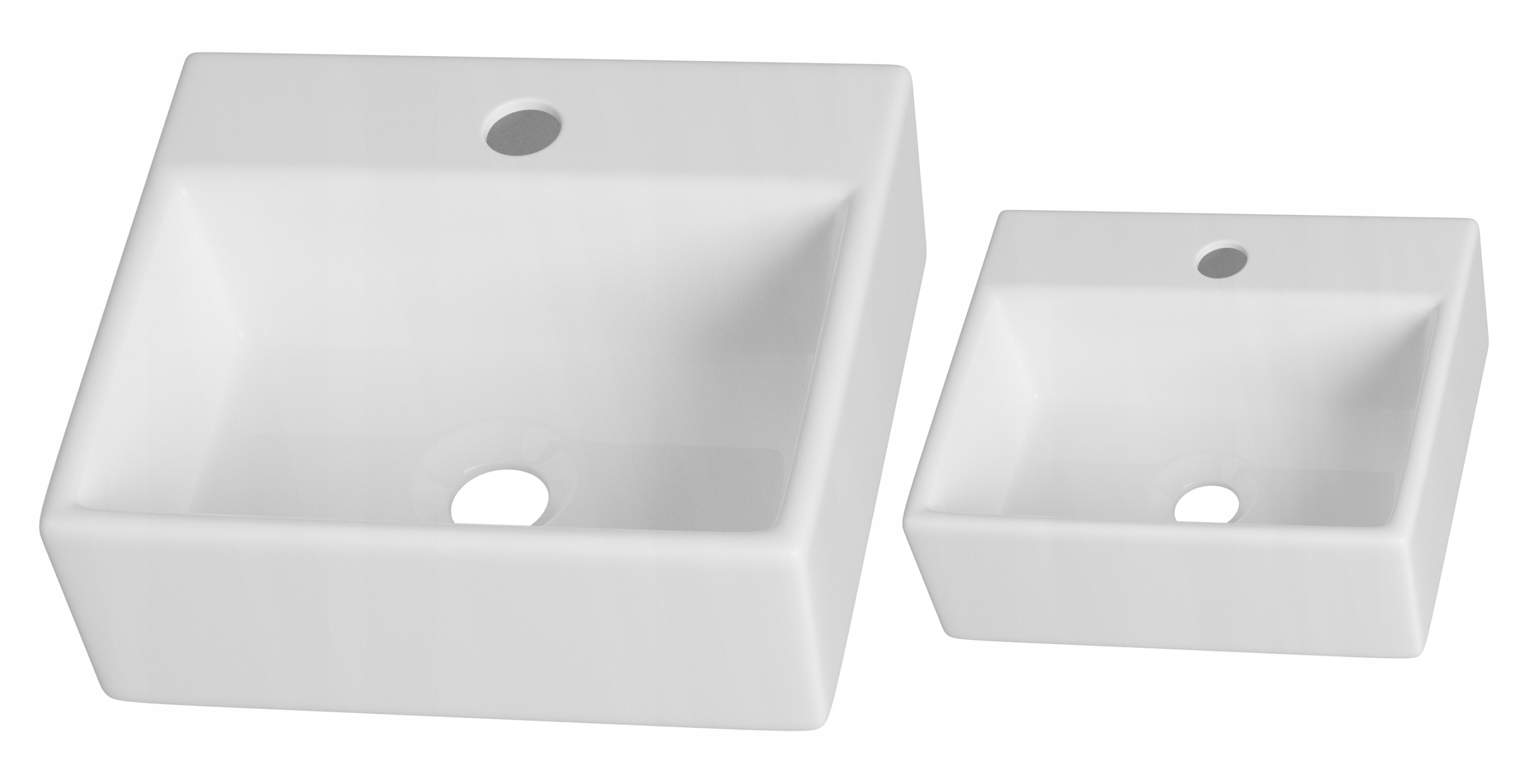 Umývadlová Doska Obdĺžniková Lino Keramická Kúpeľňová Biela