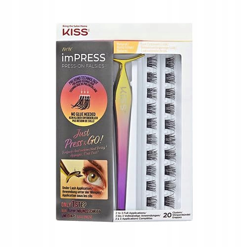 Kiss Umělé Řasy Impress NALEPovací Sada 01