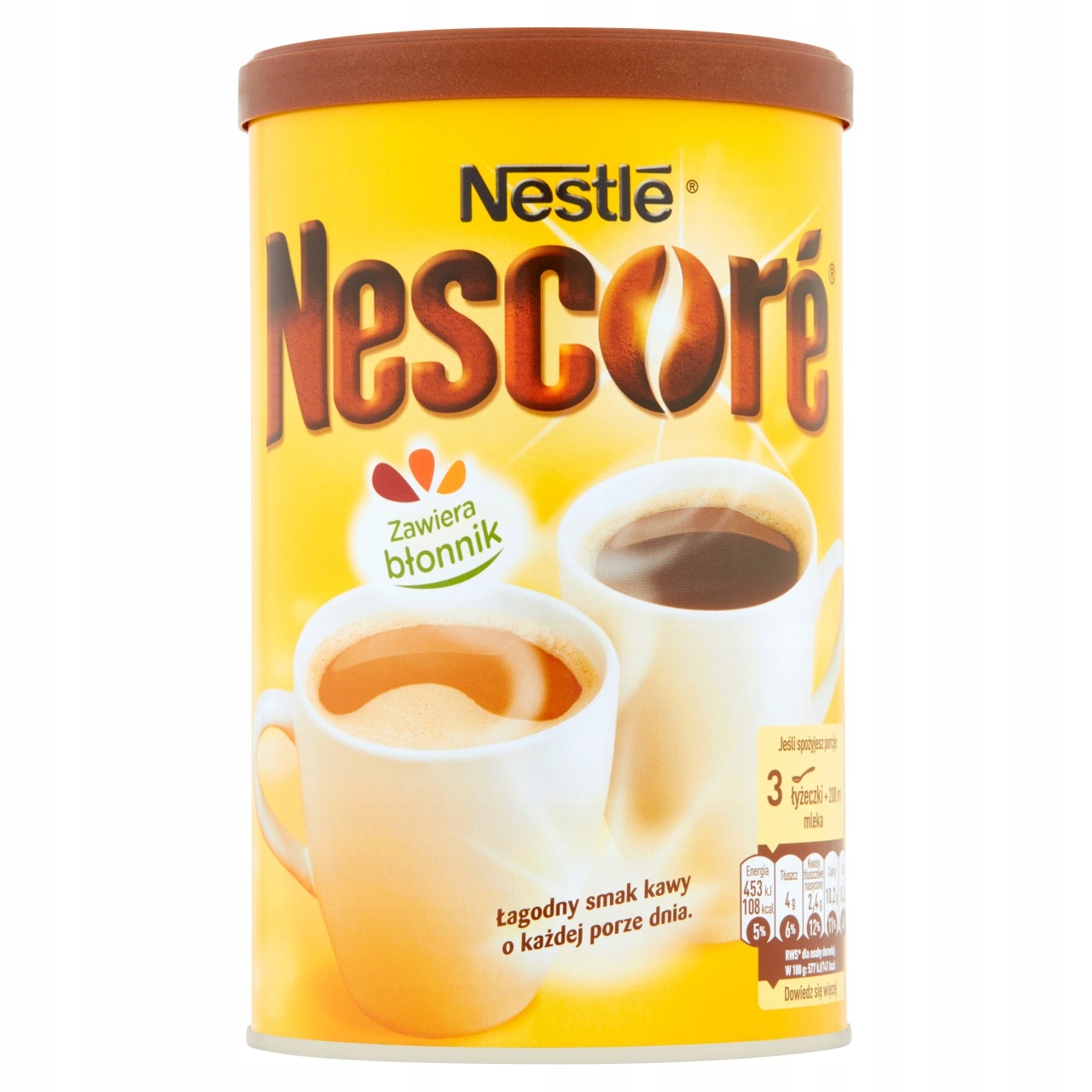 Levně Nescafe Nescoré Káva s oligofruktózou a čekankou 260 g