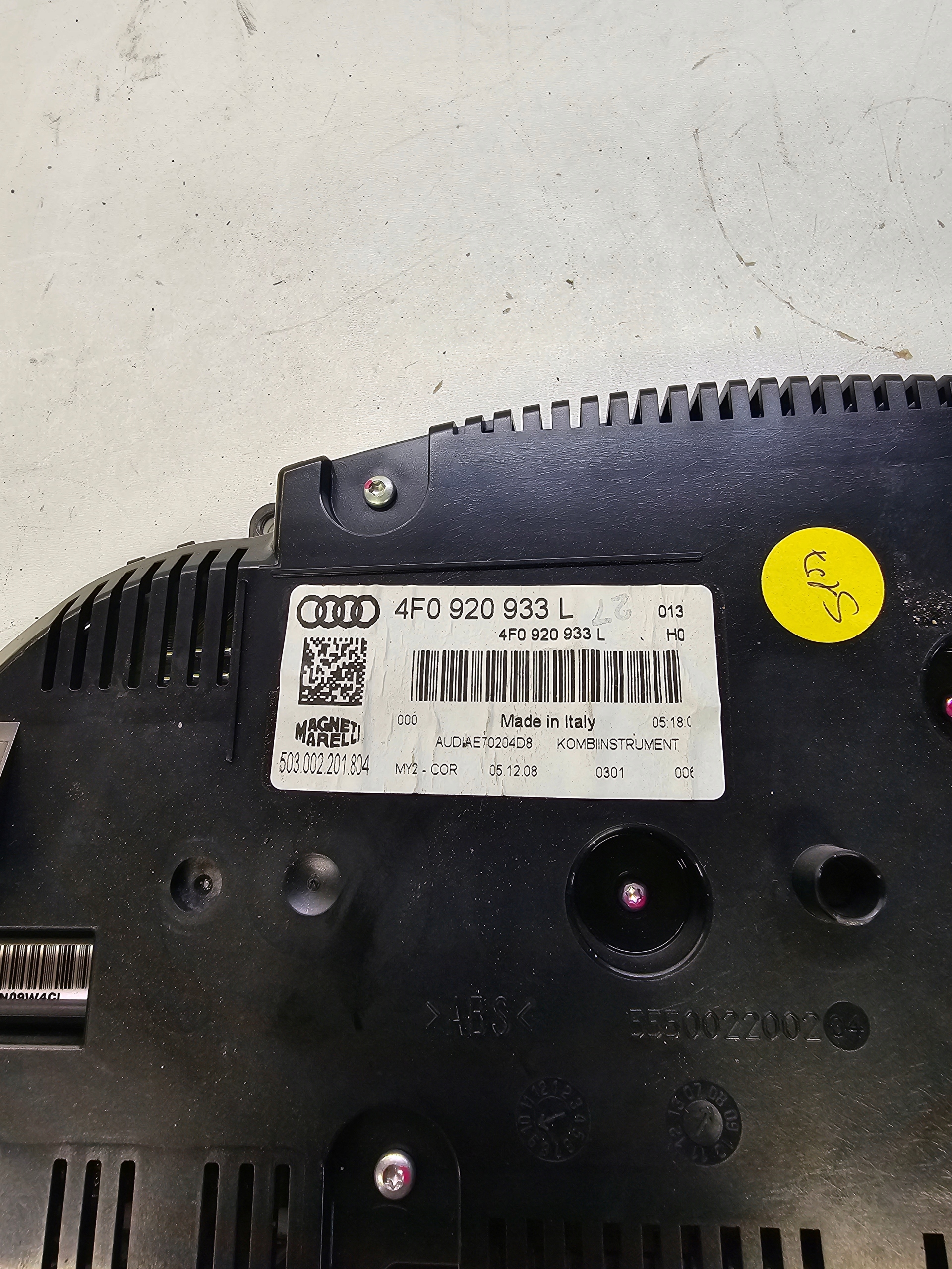 dials dials AUDI A6 C6 LIFT 2.7 3.0 4F0920933L
