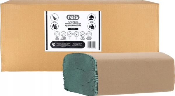 Papírový Ručník V Reis Dots Zelený 20 ks