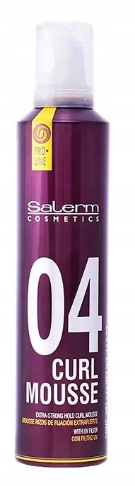 MUS DO WŁOSÓW SALERM COSMETICS 04 CURL MOUSSE EXTRA STRONG 300 ml