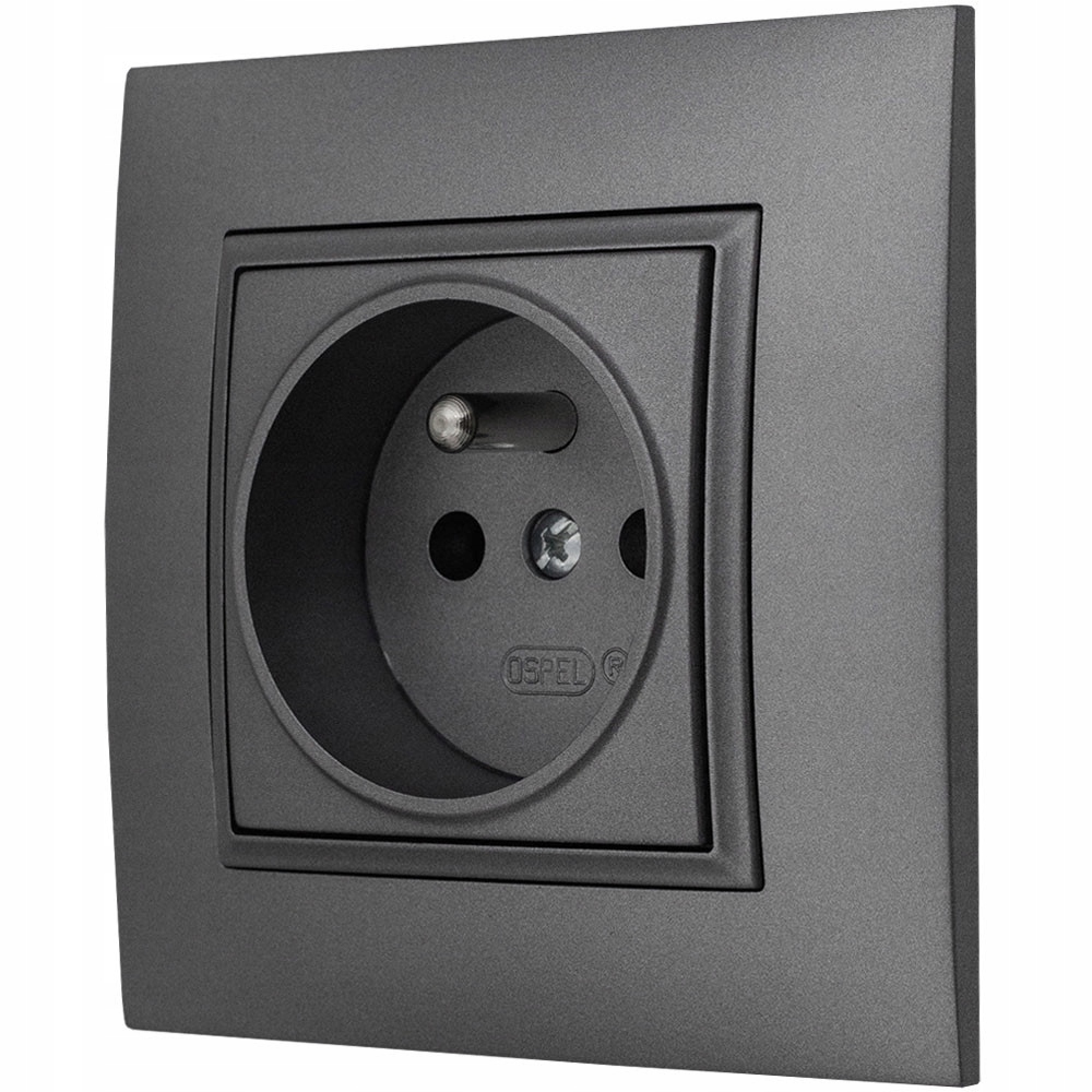 

Gniazdo Pojedyncze Gniazdko Szary Aria