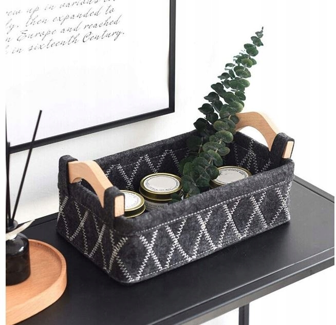 KOSZ POJEMNIK WOREK na PRANIE BIELIZNĘ ZABAWKI Kształt prostokątny