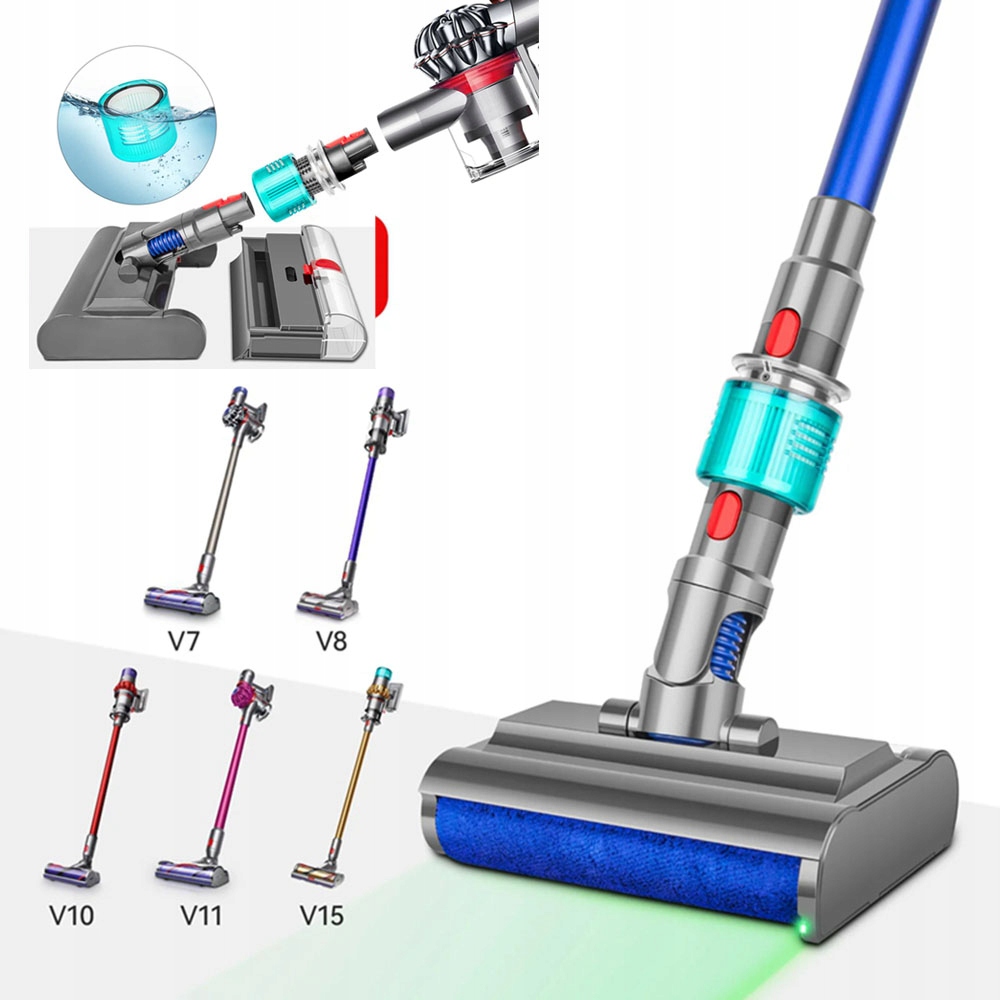 Led Válcový Kartáč Pro Vysavače Dyson V7 V8 V10 V11 V15, Tvrdé Podlahy