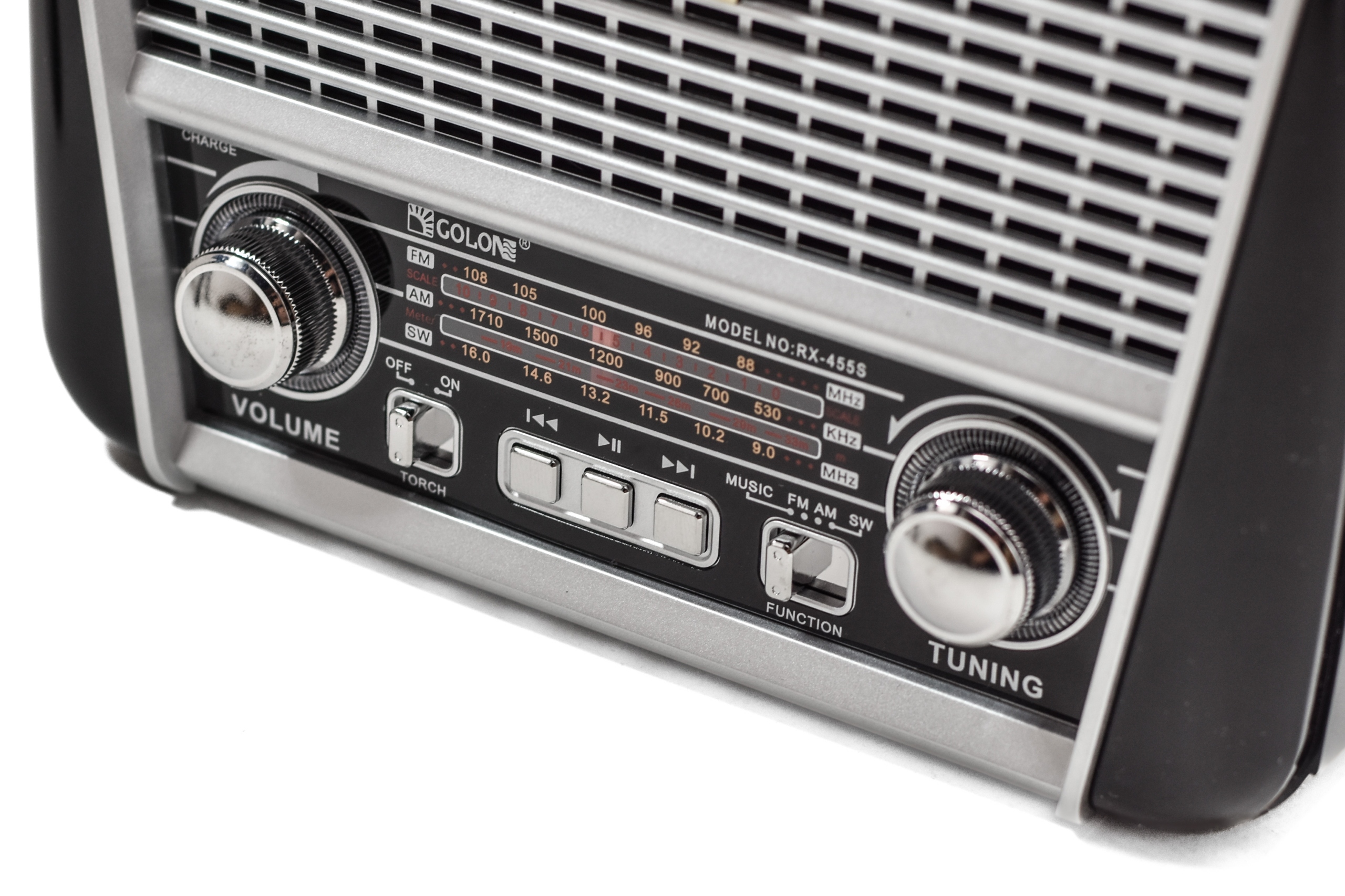 Retro Solárne Rádio Baterka Led Reproduktor Usb