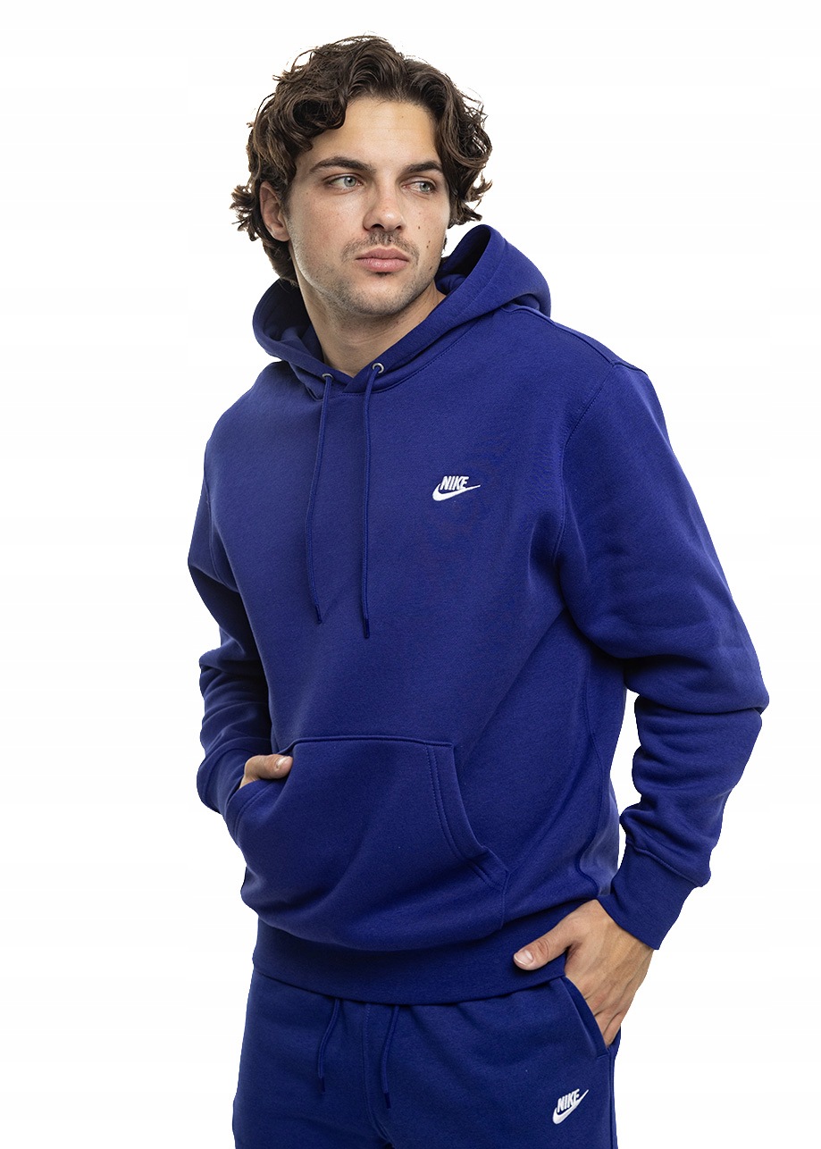 Pánská Mikina Nike Sportovní bavlněná S Kapucí Club Bb vel M