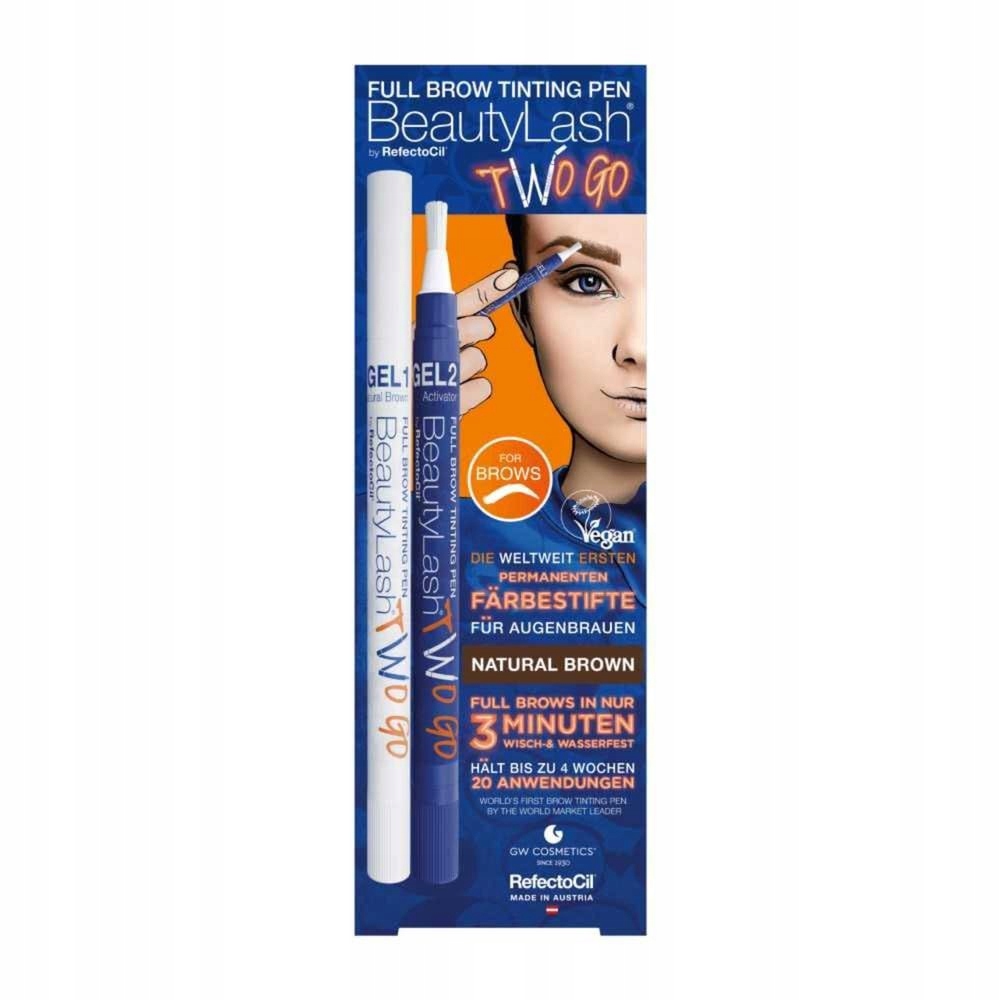 Barva Na Obočí Two Go Eyebrow Color 1 Ks Odstín: Natural Brown