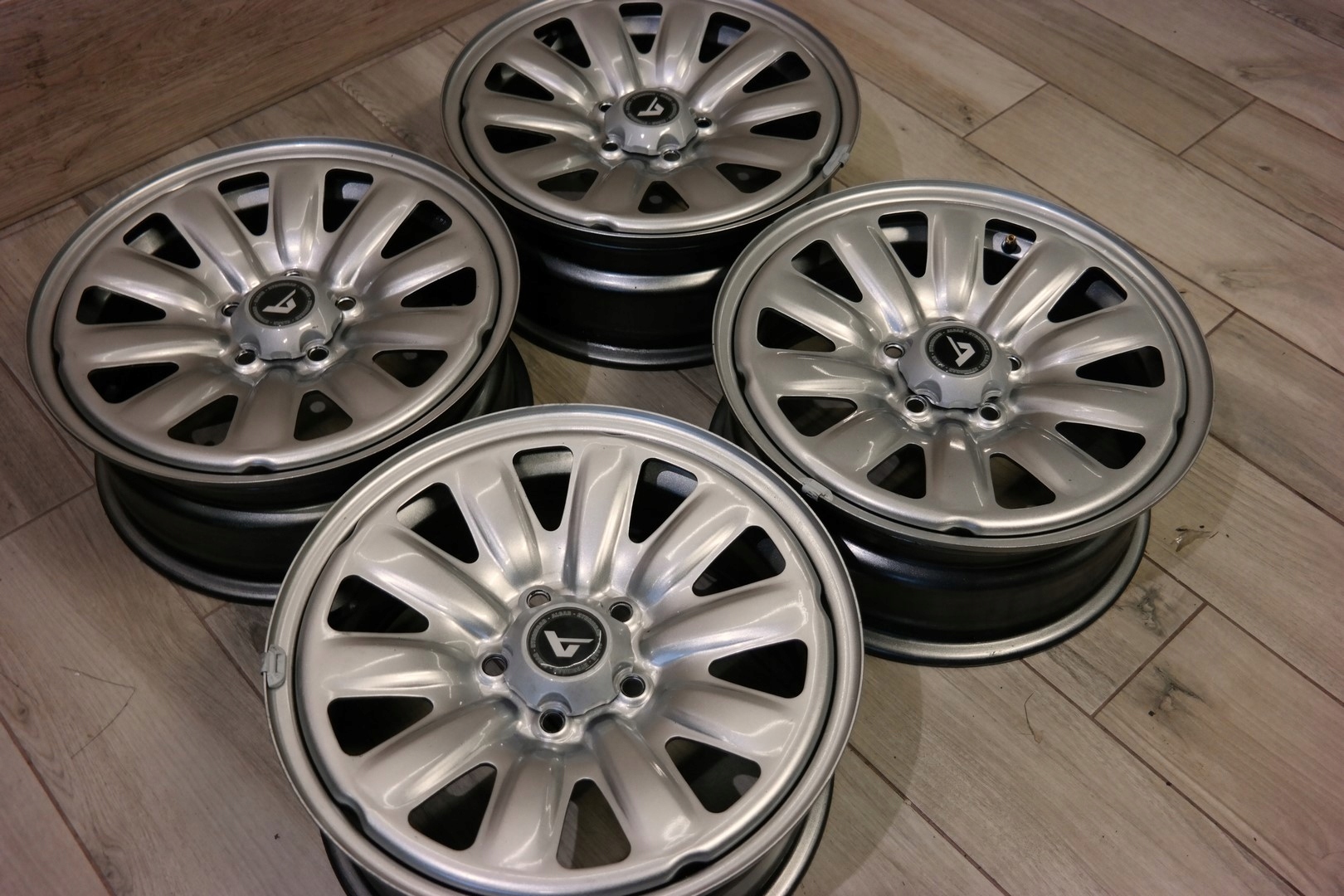 DEMO ("NOWE") Felgi 16'' hybrydowe Stalowe 5x112 ET46 Audi VW Skoda Seat