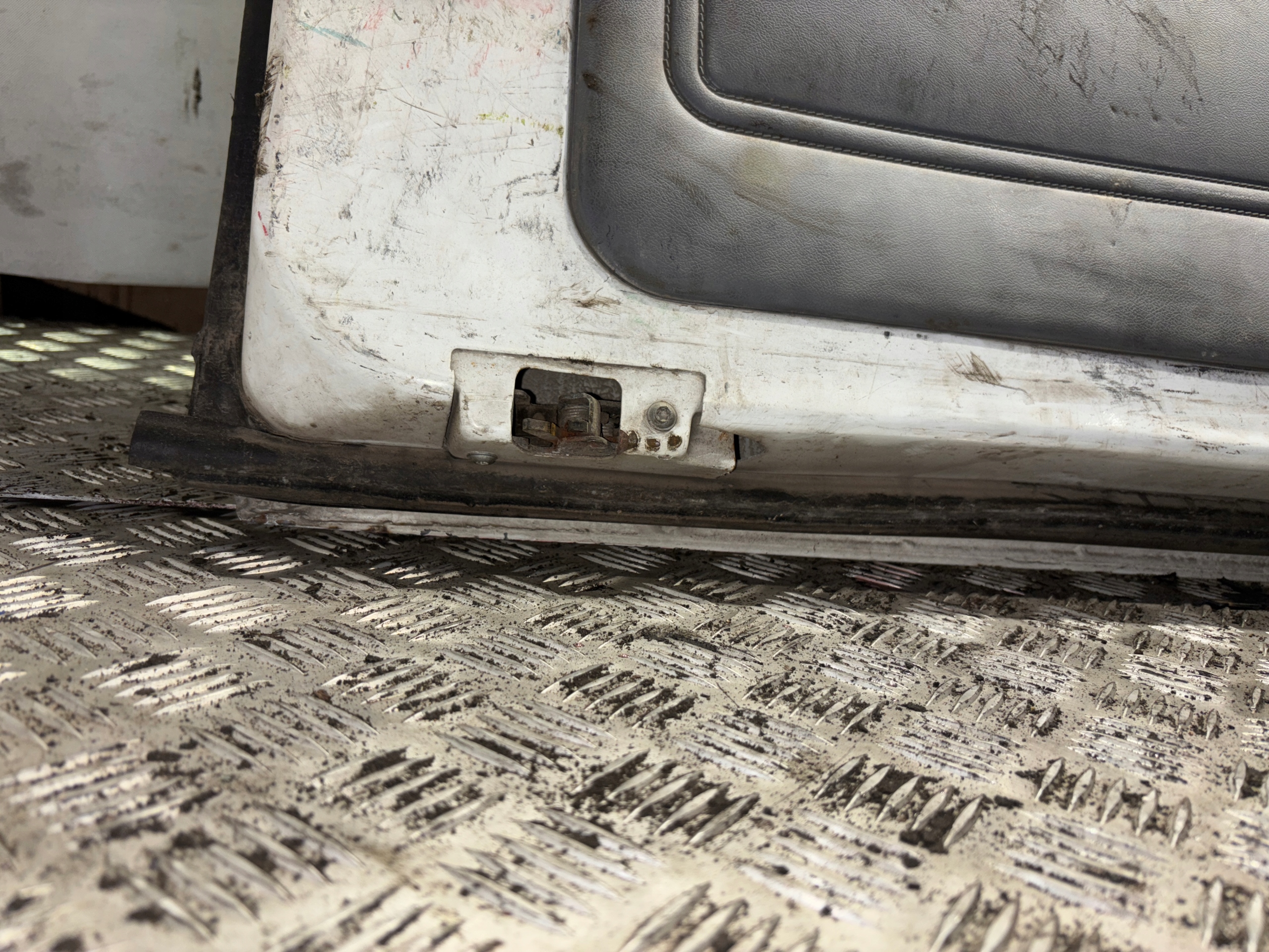 Tür links heck Ford Transit VII 7 MK7 k: Frozen White