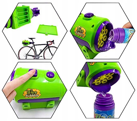 

Maszynka do Baniek Mydlanych Automat na Rower