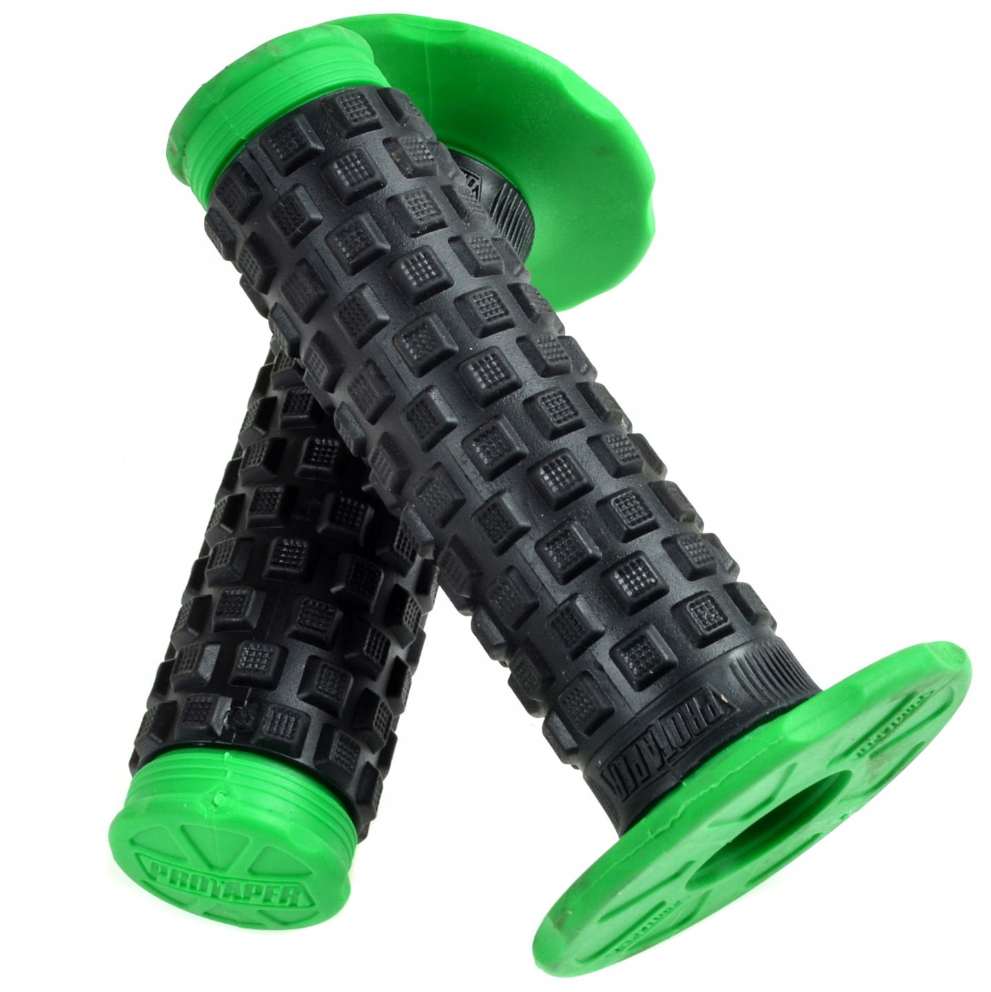 

Guma Gumy Manetki Kierownicy Czarno Zielone Para