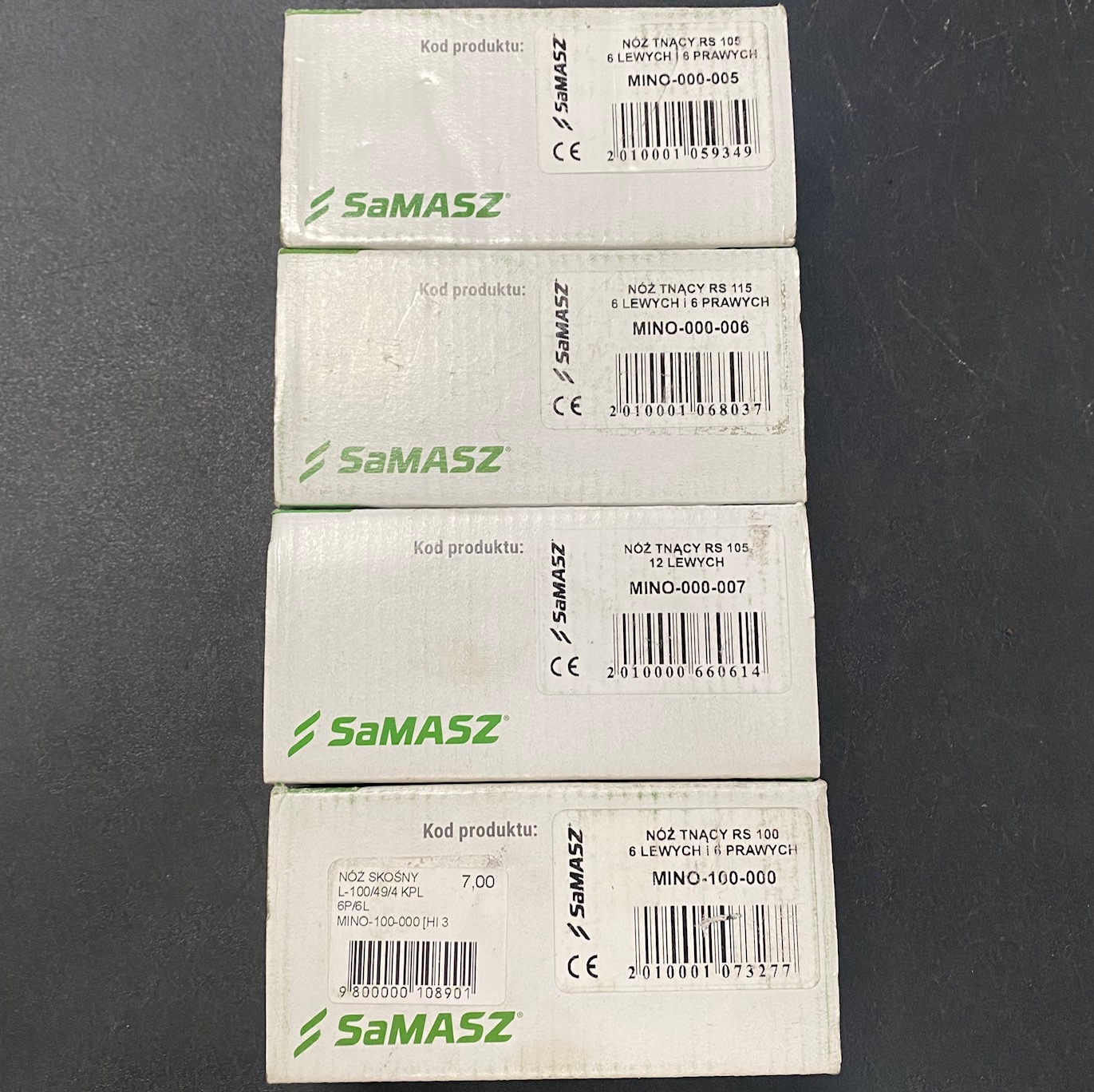 NOŻYKI DO KOSIARKI SAMASZ Marka maszyny Inna