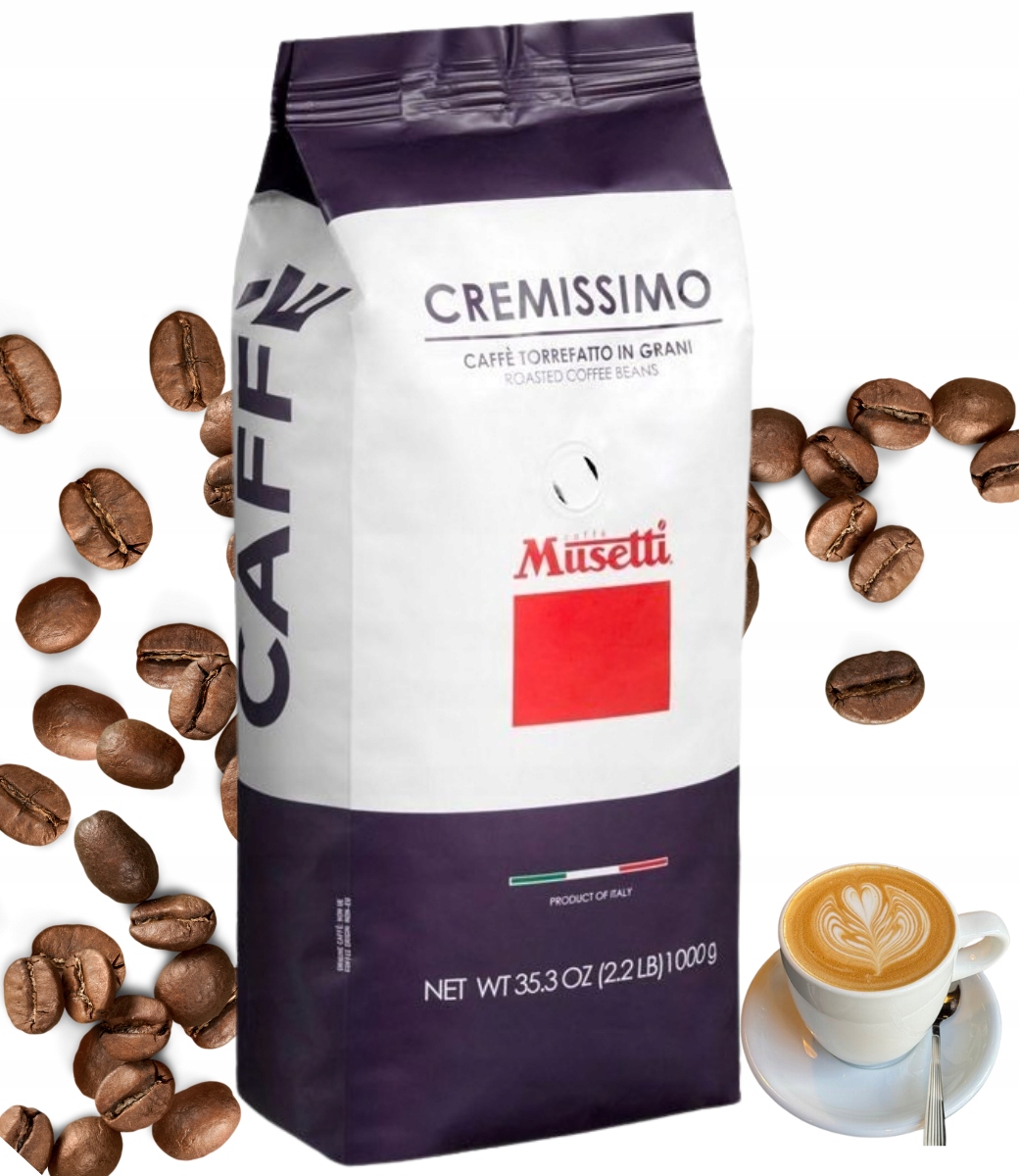 Musetti Cremissimo 1kg kawa ziarnista