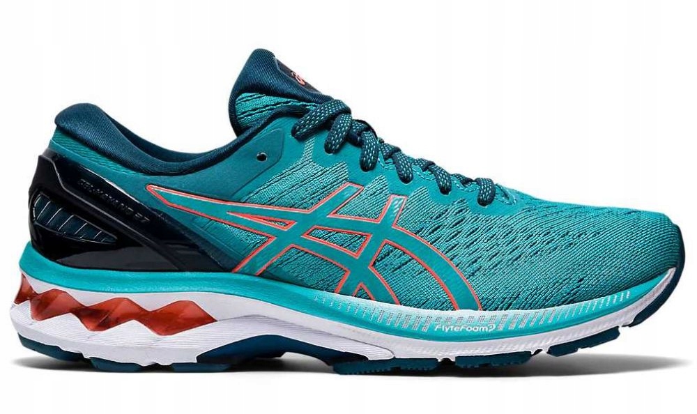 Asics Gel Kayano 27 Techno Cyan/sunrise Red Rozmiar Euro 37