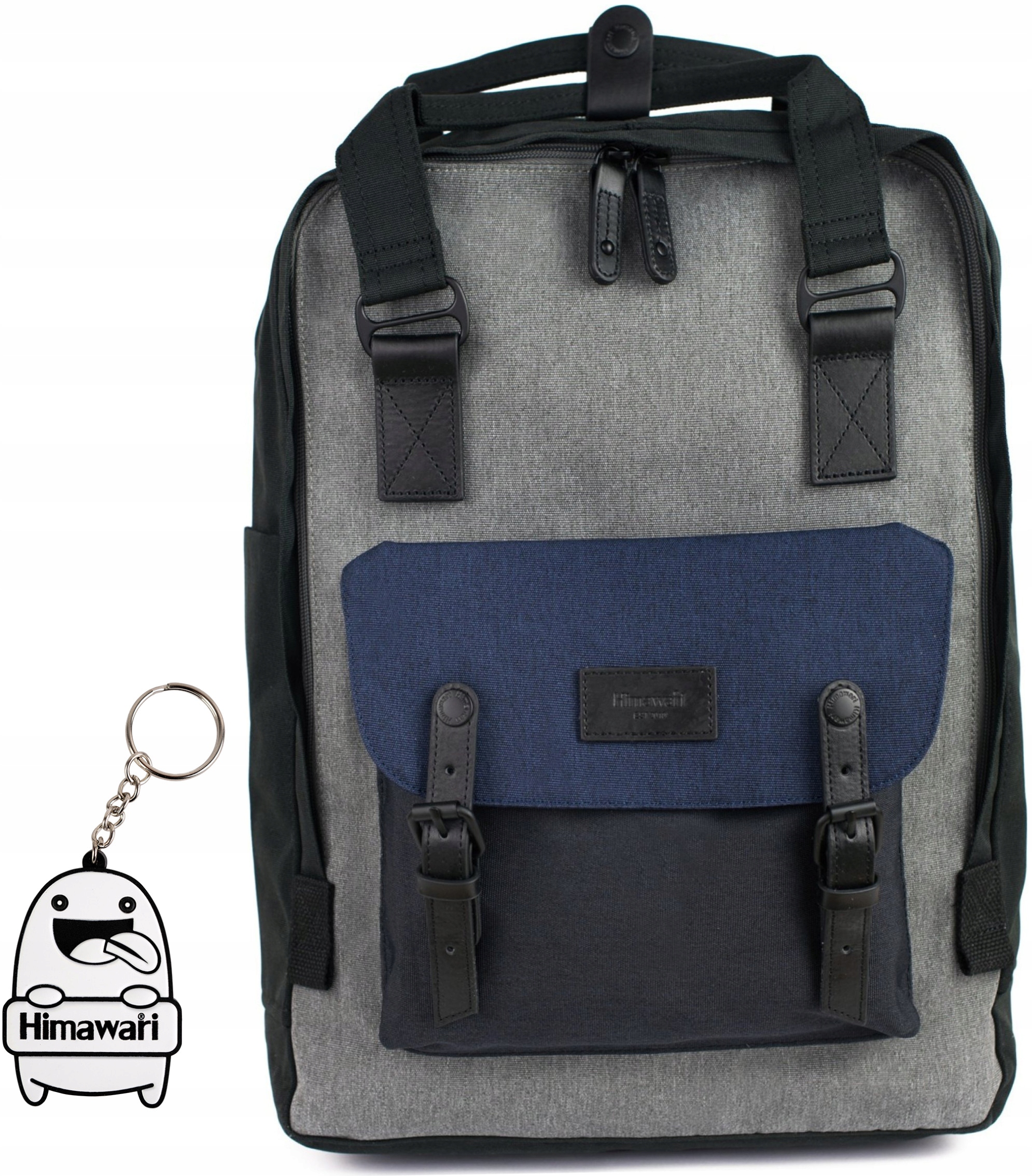 Batoh pro muže Himawari L notebook 17 palců turistický, lehký, šedý
