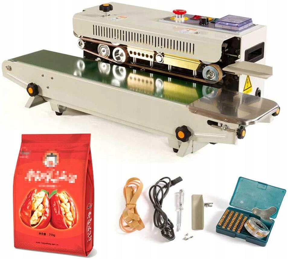 ZGRZEWARKA DO FOLII OPAKOWAŃ CIĄGŁA 0-12M/MIN Maksymalna moc 360 W