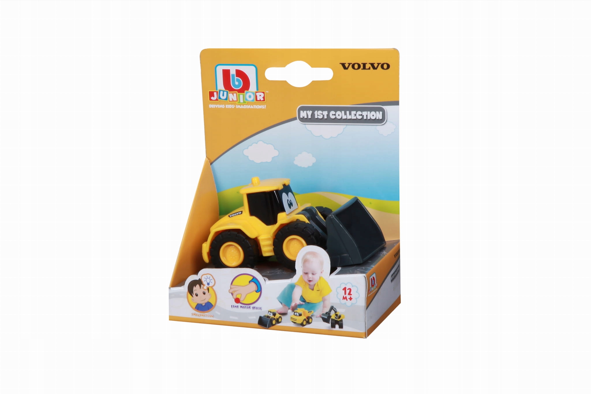 

Bburago volvo 3,2'' w pudełku spychacz