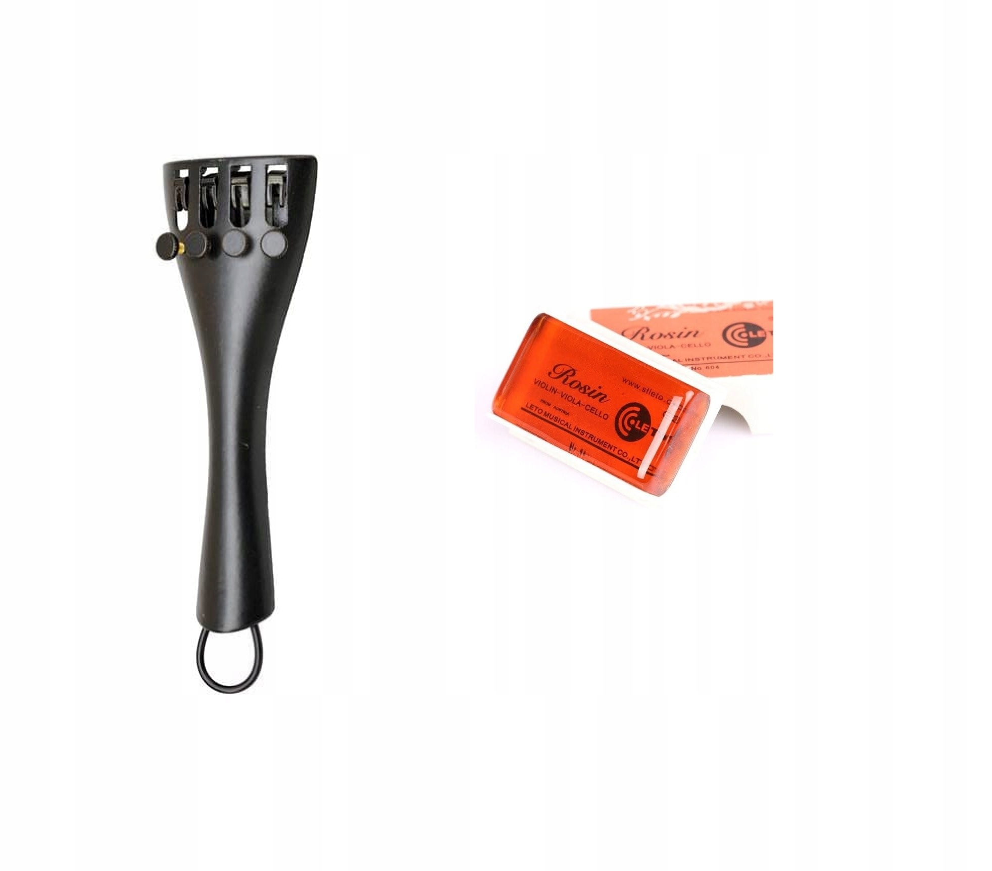 STRUNOCIĄG DO SKRZYPIEC Z FOLGĄ 4/4 + KALAFONIA