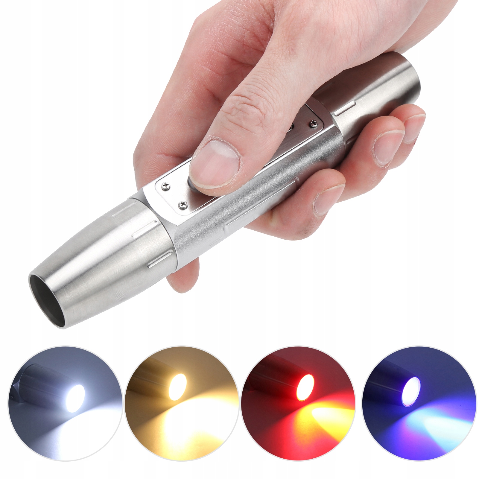 Podwójne Latarka Uv Tester Biżuterii Usb 10W