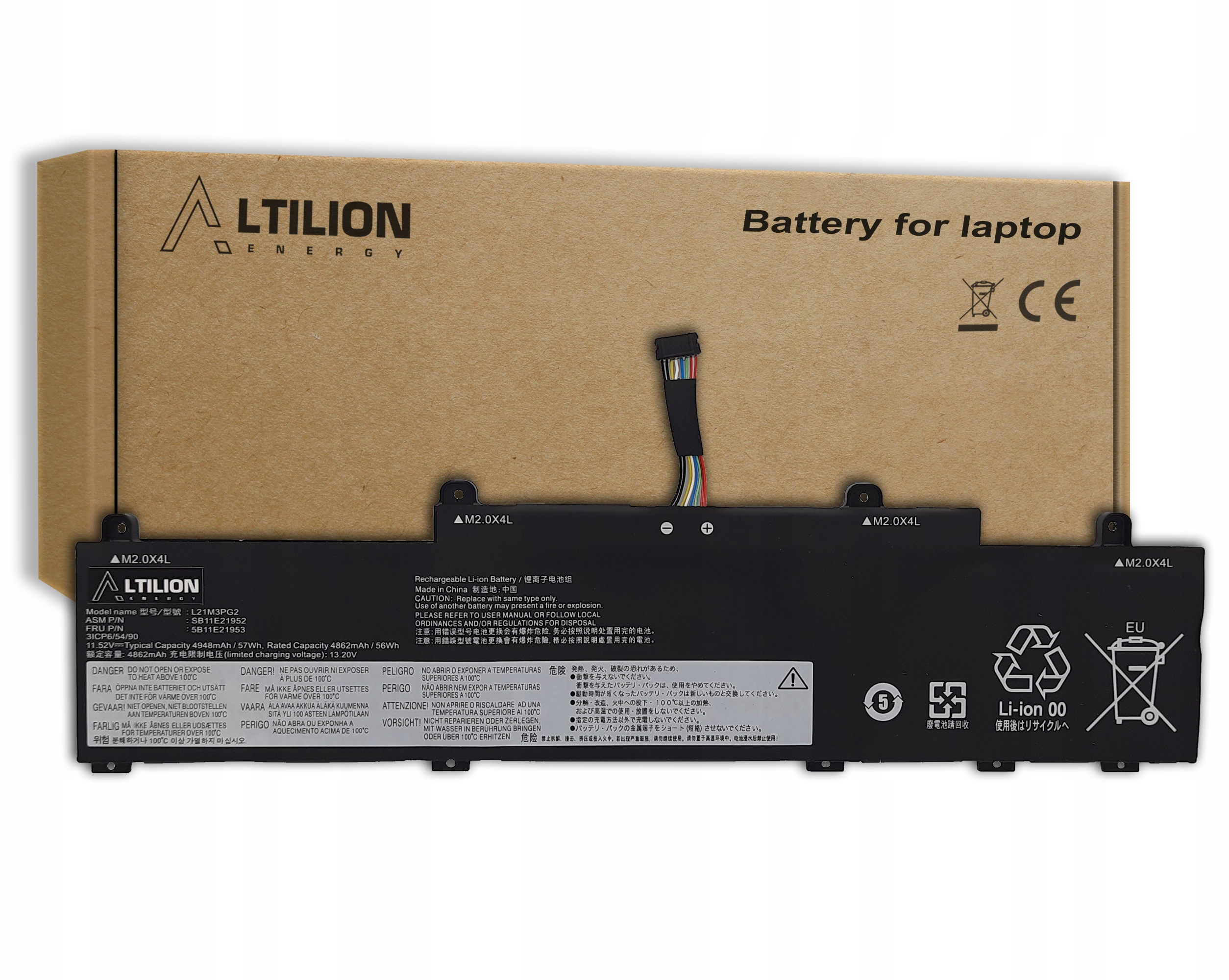 Batéria pre Lenovo Thinkpad L14 L15 Gen3/C14 Chromebook Gen1 (L21M3PG2)