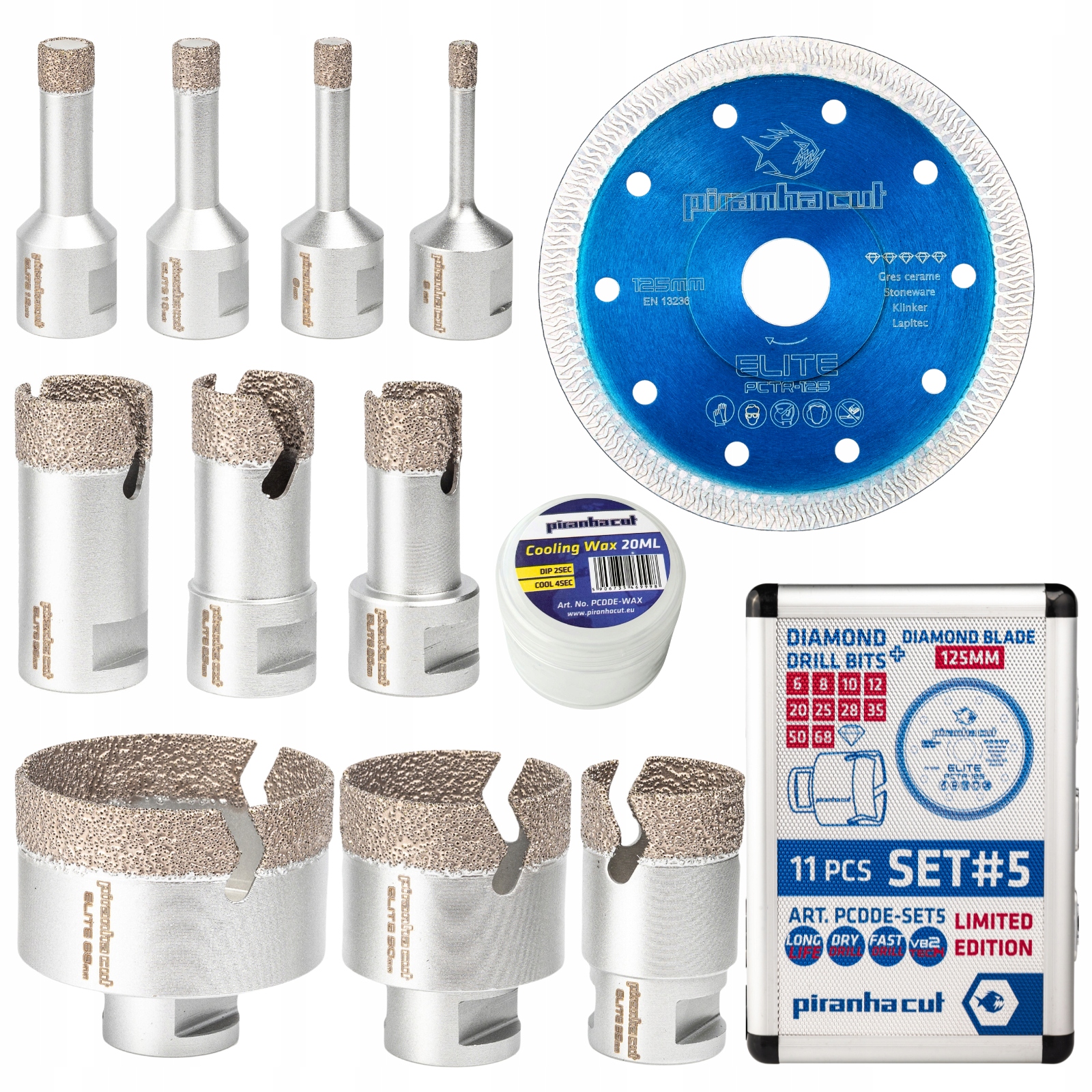 Diamantové děrovačky diamantový kotouč 125 6 8 10 12 20 25 28 35 50 68 Gres