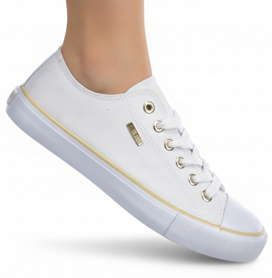 Trampki damskie buty Big Star tenisówki sneakersy białe TT274772 39