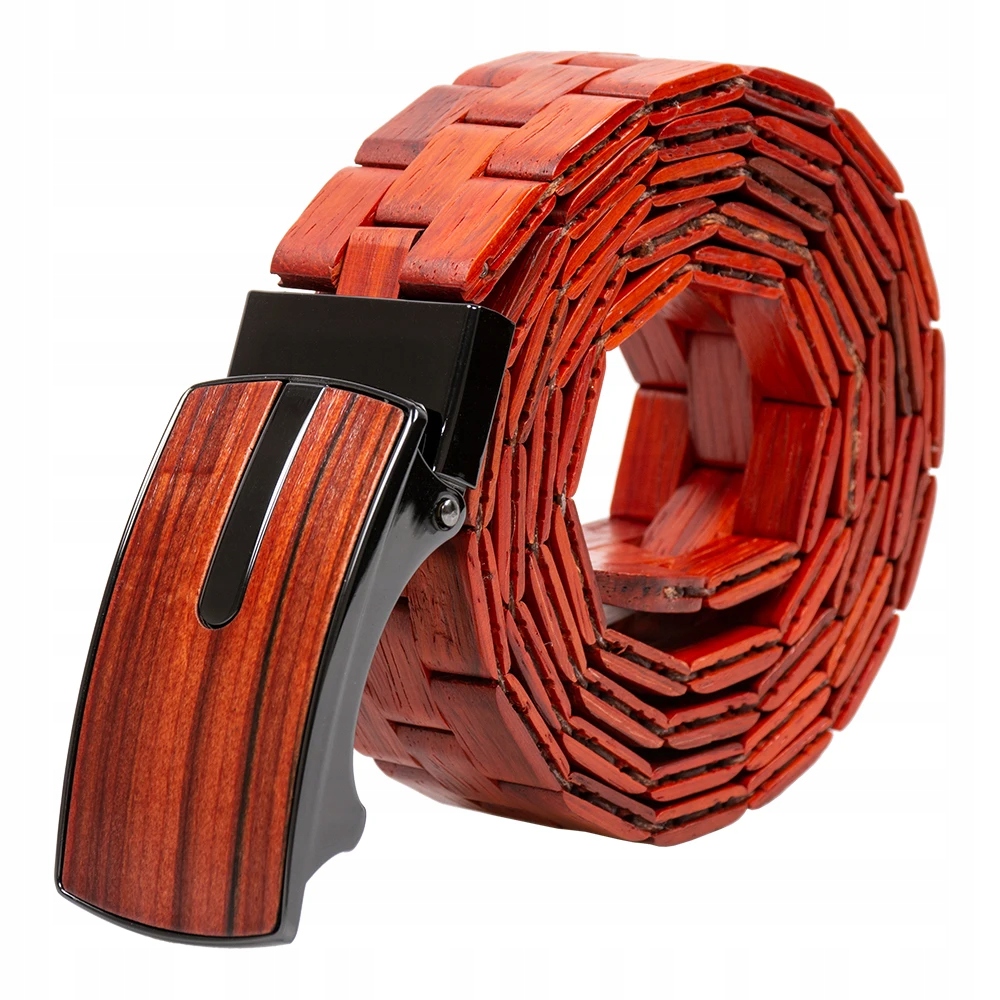 Pásek pánský ke kalhotám Dřevěný Automat dárek pro něj k Vánocům