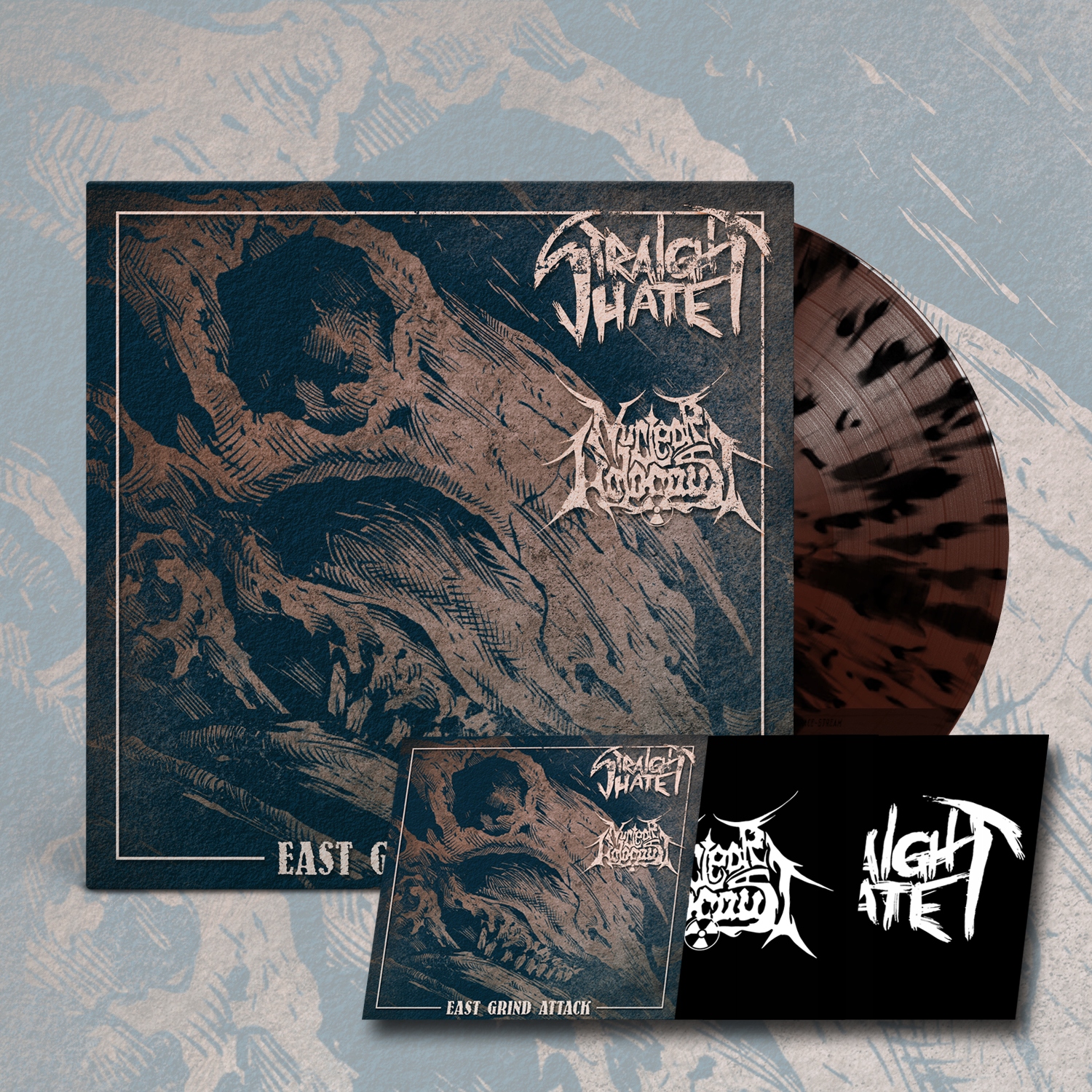 Straight Hate Nuclear Holocaust SplitEP Splatter