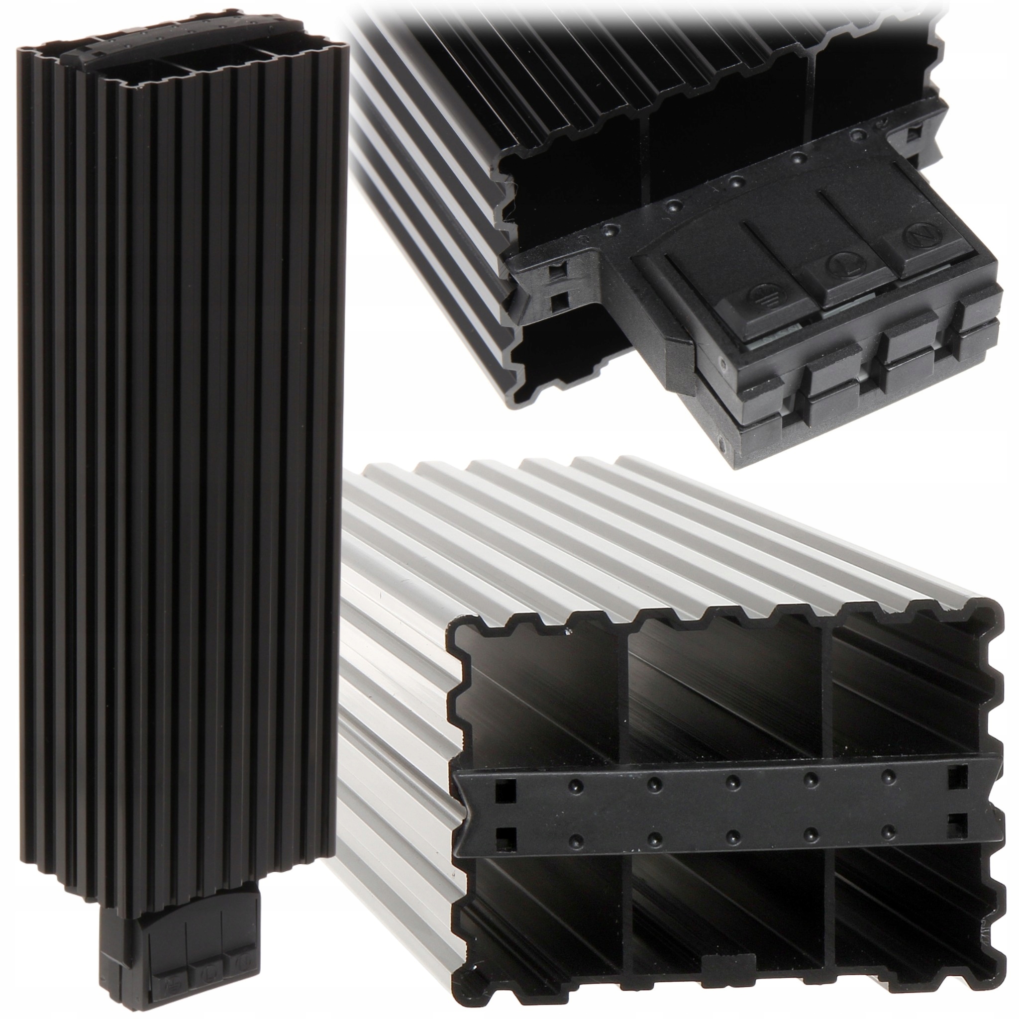 Ogrzewacz półprzewodnikowy HG-140-150W Ptc Din do szaf sterowniczych Rack