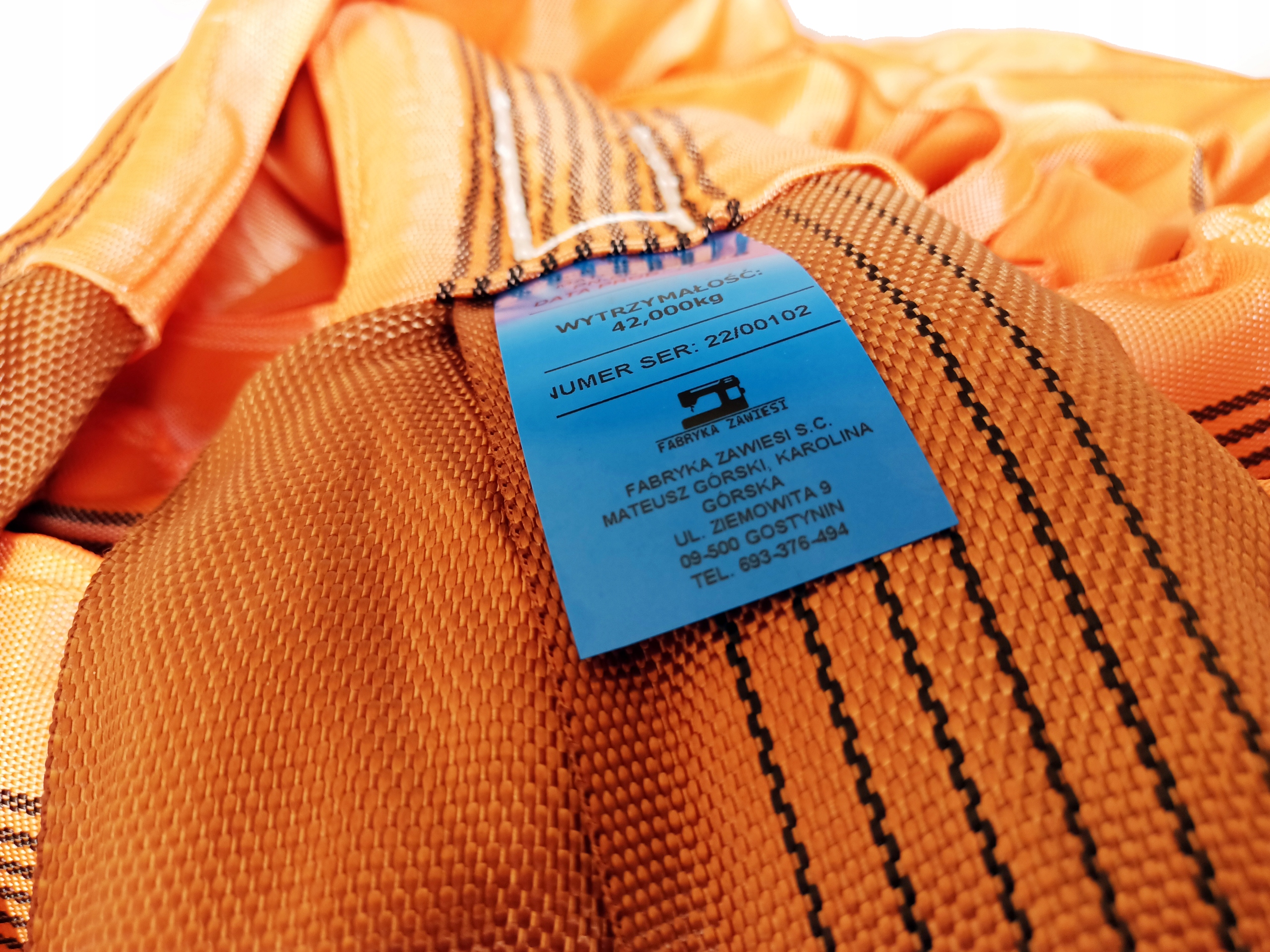 LINA HOLOWNICZA PAS 42T 6M ATEST POLSKA FIRMA Numer katalogowy części FZ/HOL/42T/6