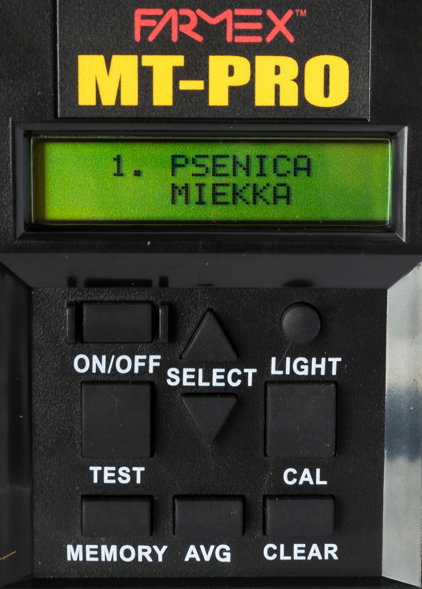 MIERNIK WILGOTNOŚCI WILGOTNOŚCIOMIERZ ZBOŻA MT-PRO Marka Farmex