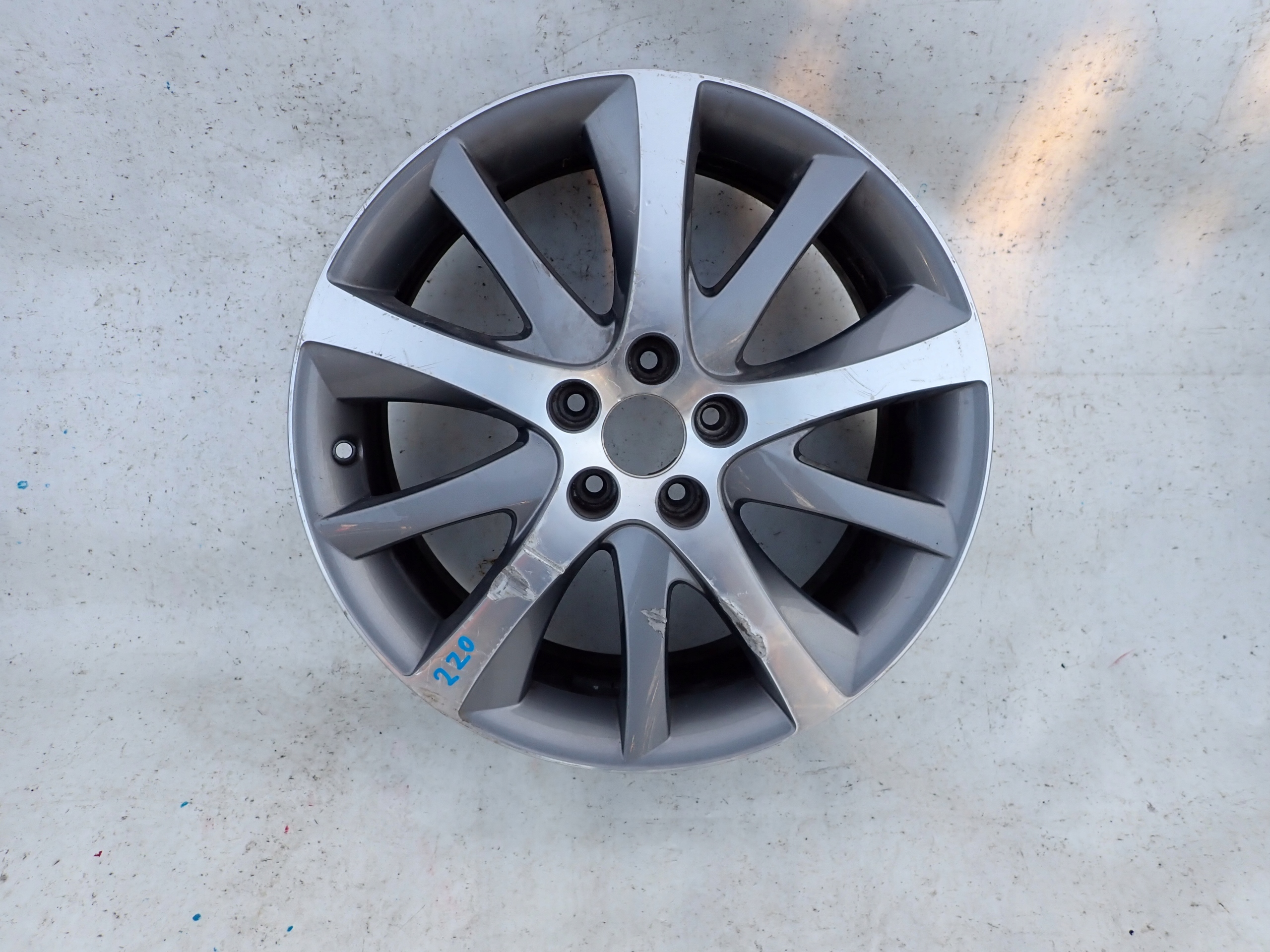 PEUGEOT 508 5008 308 disk 7.5Jx18 18" ET49
