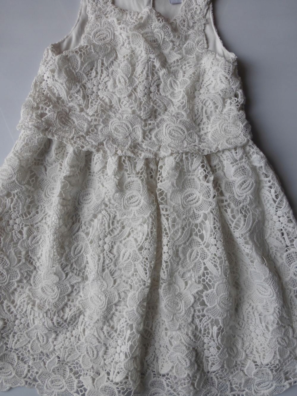 SUKIENKA KORONKOWA BIAŁA 128 WYJŚCIOWA ELEGANCKA Marka Primark