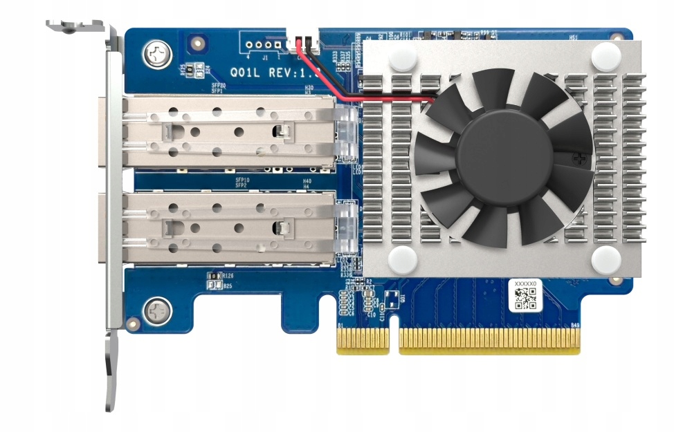 Qnap QXG-10G2SF-NXE 2x 10GbE Sfp+, low-profile, PCIe Gen3 x8