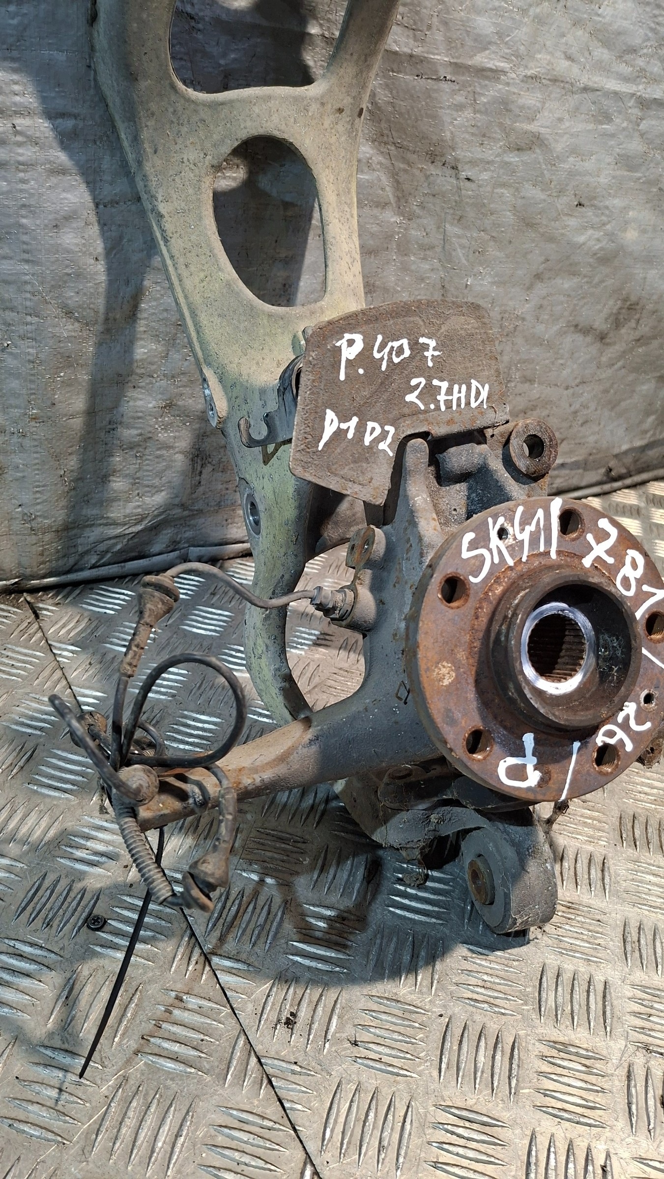 swing right front PEUGEOT 407 2.7HDI