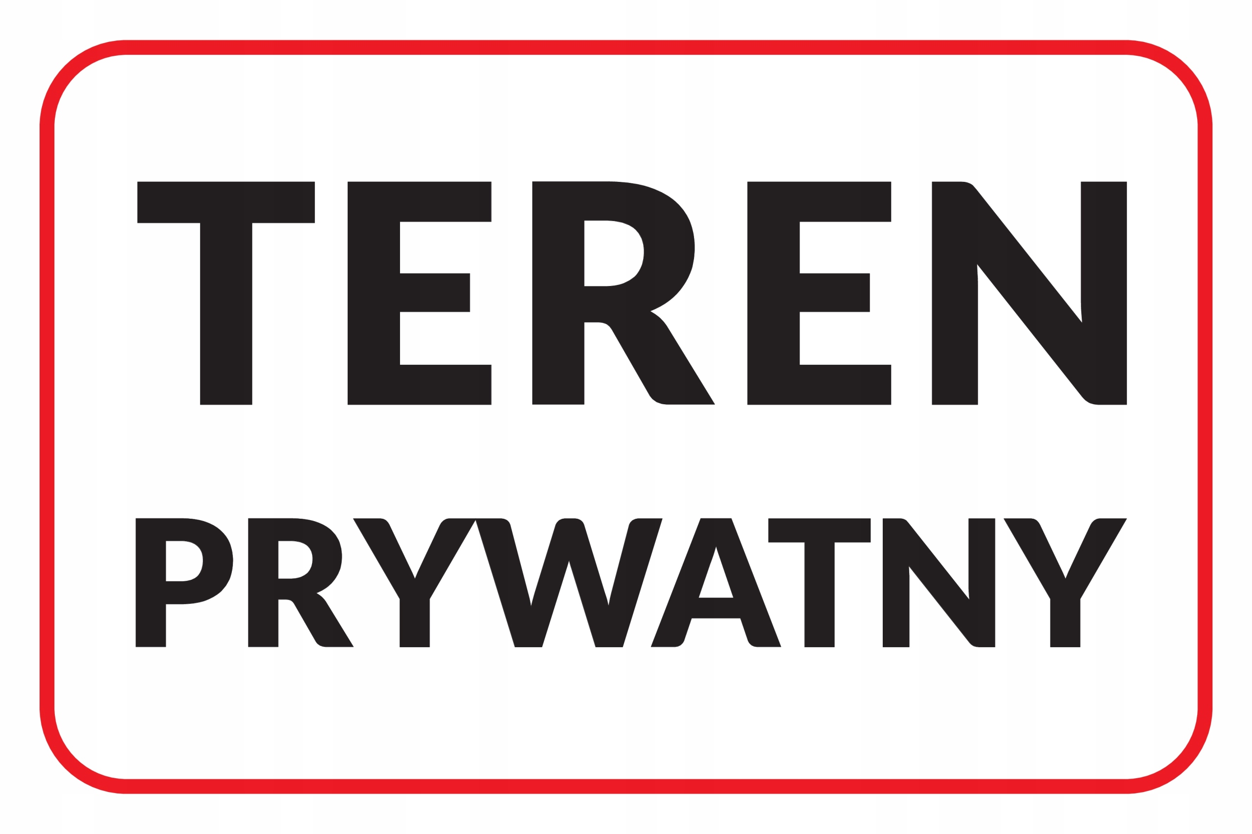 ZAKAZ PARKOWANIA 5mm PCV, nadruk UV, format A5 Kod producenta PCV-D-011