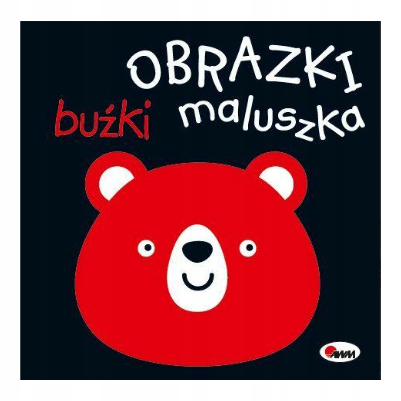 OBRAZKI MALUSZKA BUŹKI KSIAŻECZKA KONTRASTOWA DLA DZIECI