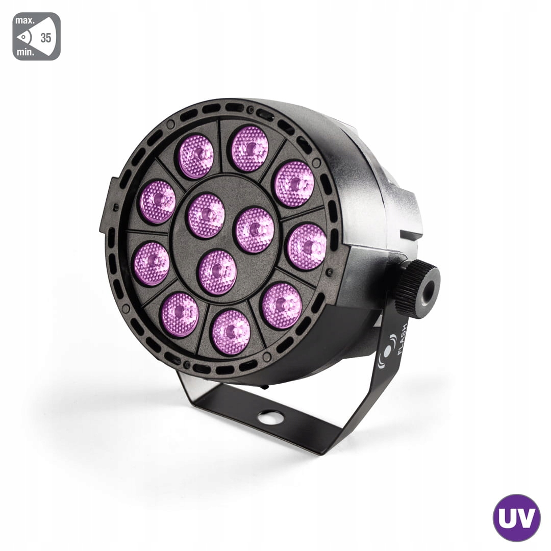LED PAR 36 12xUV