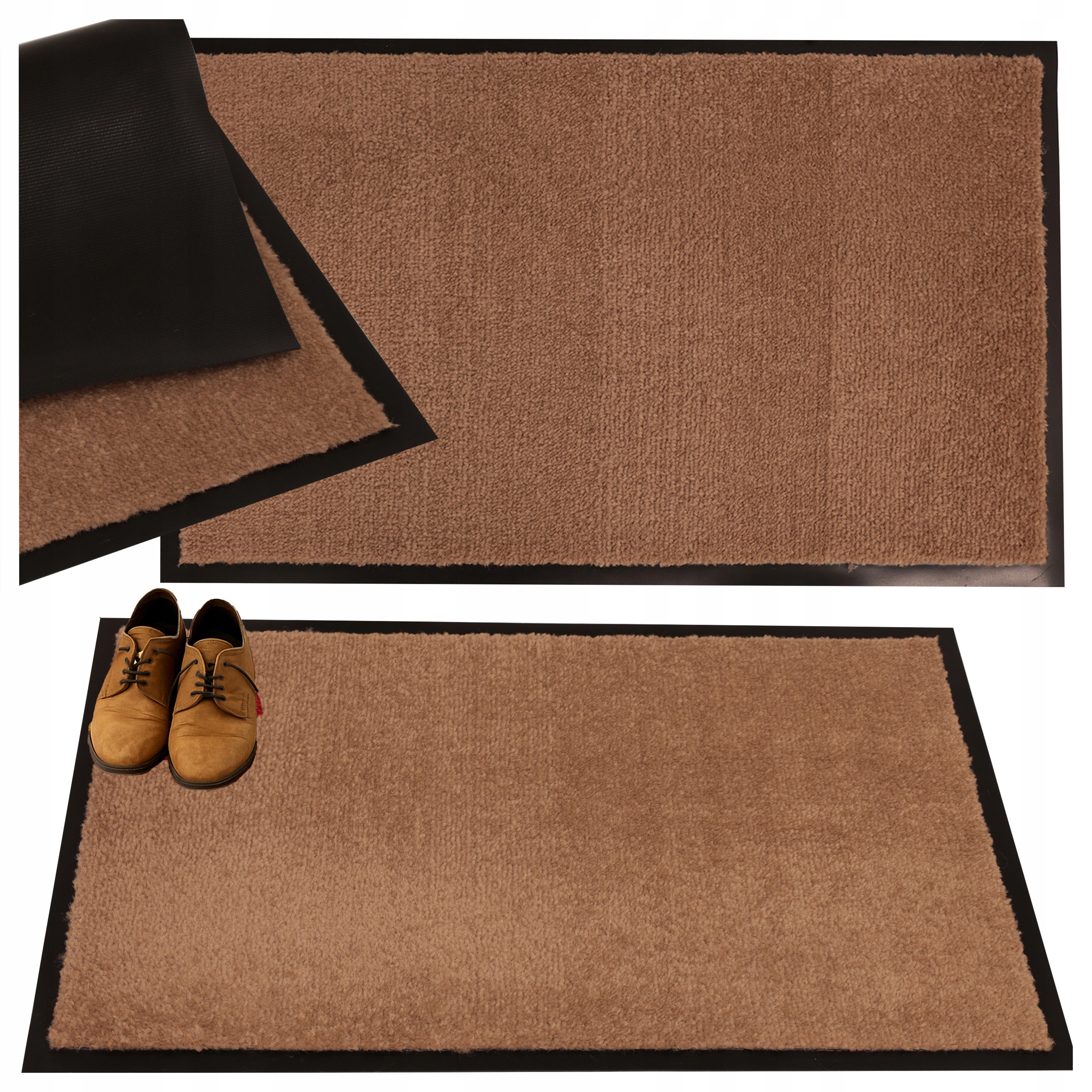 Rohožka na boty pod dveře Vstupní rohož na podlahu Gumová 90x150 cm