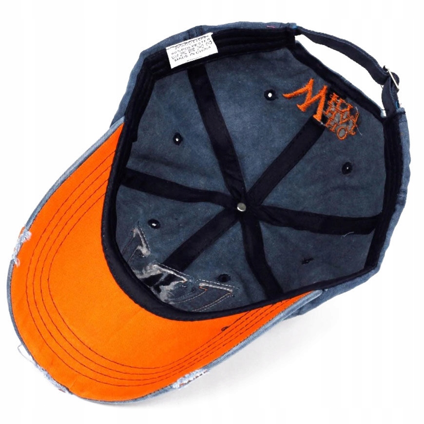 Czapka z daszkiem retro kaszkietówka VINTAGE bejsbolówka Materiał dominujący bawełna