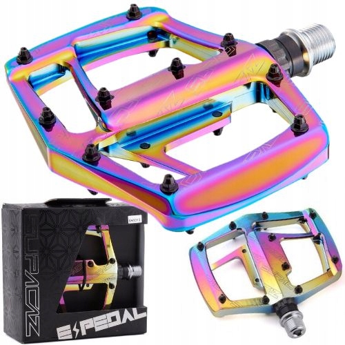Pedały Supacaz ePedals Oil Slick piny gwint 9/16" E-bike Mtb Gravel Box