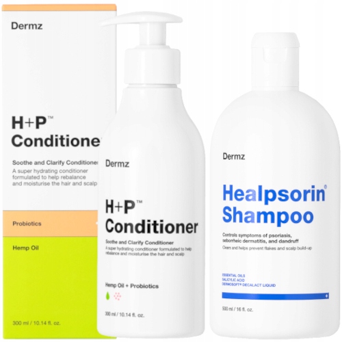 Zestaw Szampon Odżywka Dermz Healpsorin Łuszczyca Azs Łzs Egzema