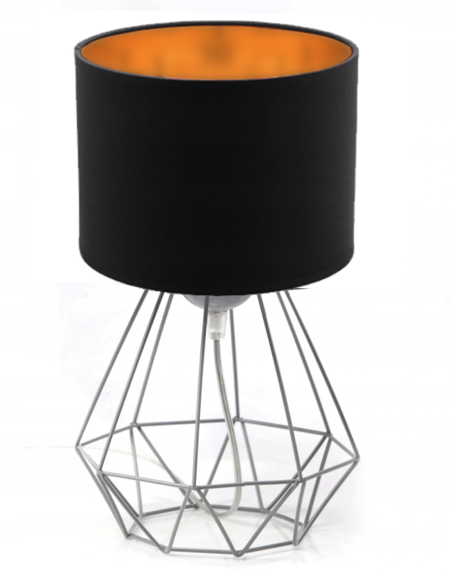 

Lampka Nocna Biurkowa Druciana Abażur Mirror Loft