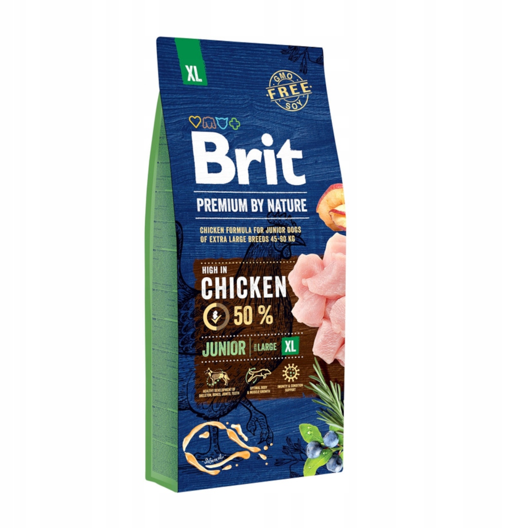 Brit Premium by Nature Junior Extra Large Breed 15kg kura szczenięta b.duże