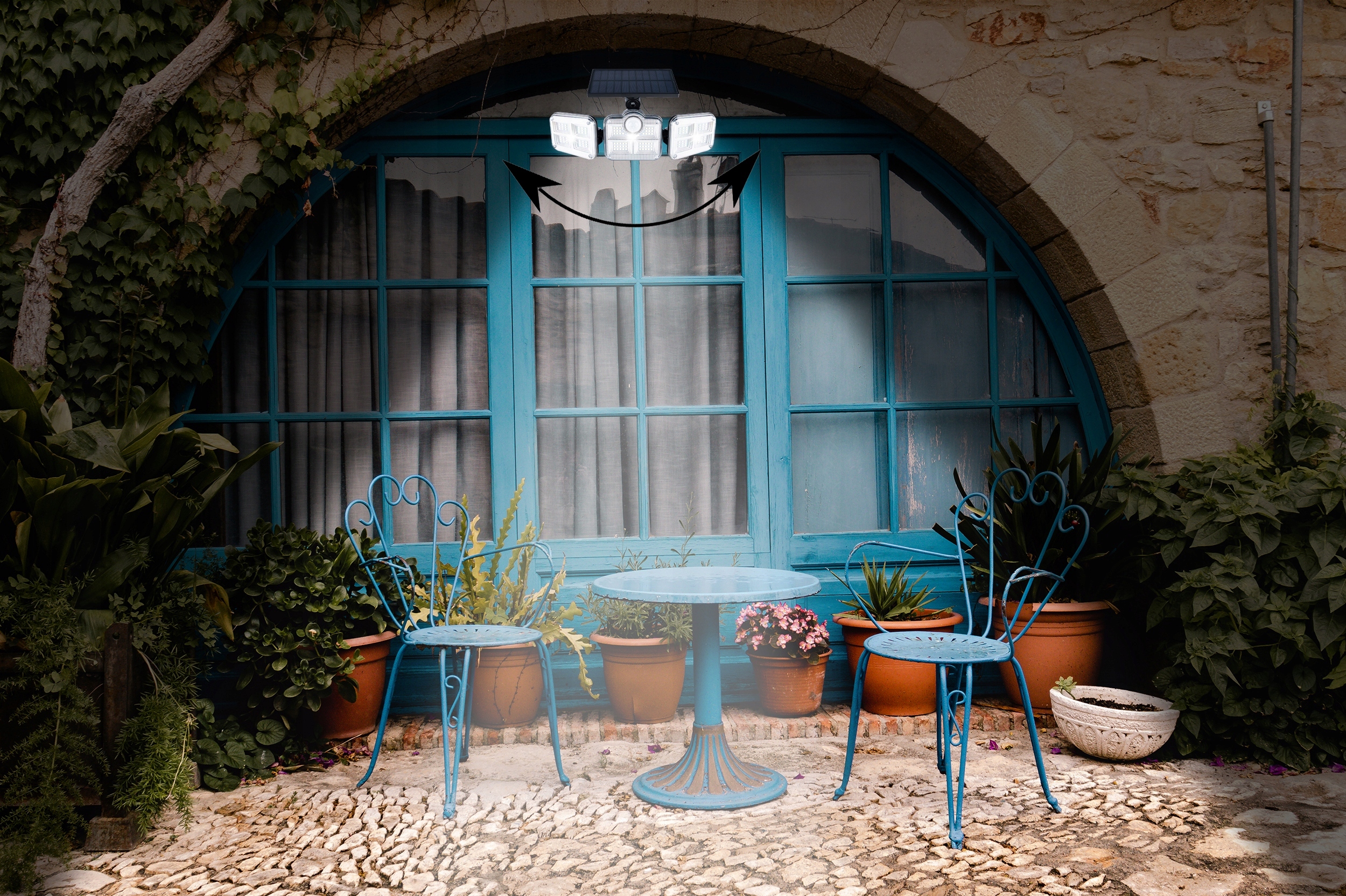 LAMPA SOLARNA LED CZUJNIK RUCHU ZMIERZCHU MODUŁOWA+ PILOT 122 LED ZEWNĘTRZN Rodzaj lampa wisząca