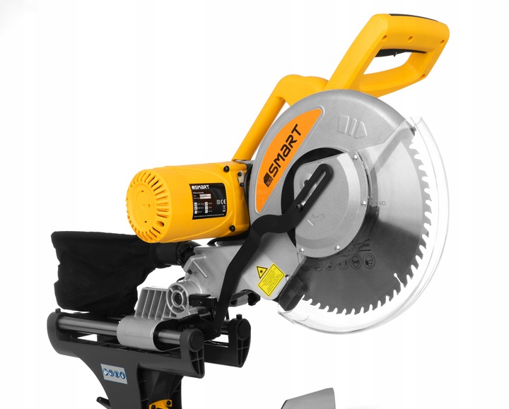 PIŁA UKOŚNICA Z POSUWEM 305MM 2000W + STÓŁ ROBOCZY Zasilanie sieciowe