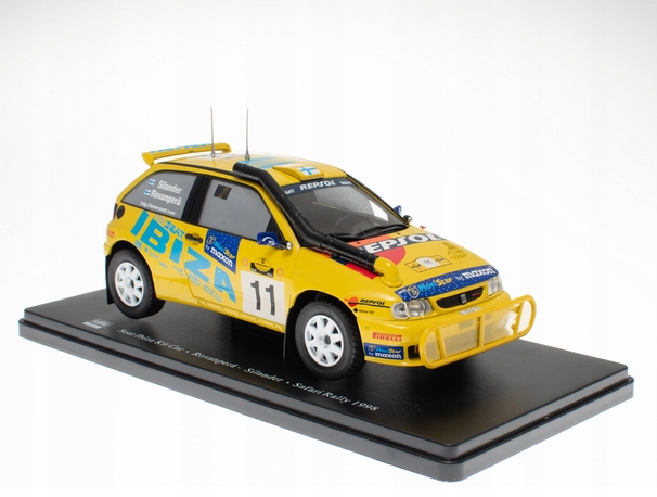 Seat Ibiza Kit Car Rovanpera Silander Safari Rally 1998 1:24