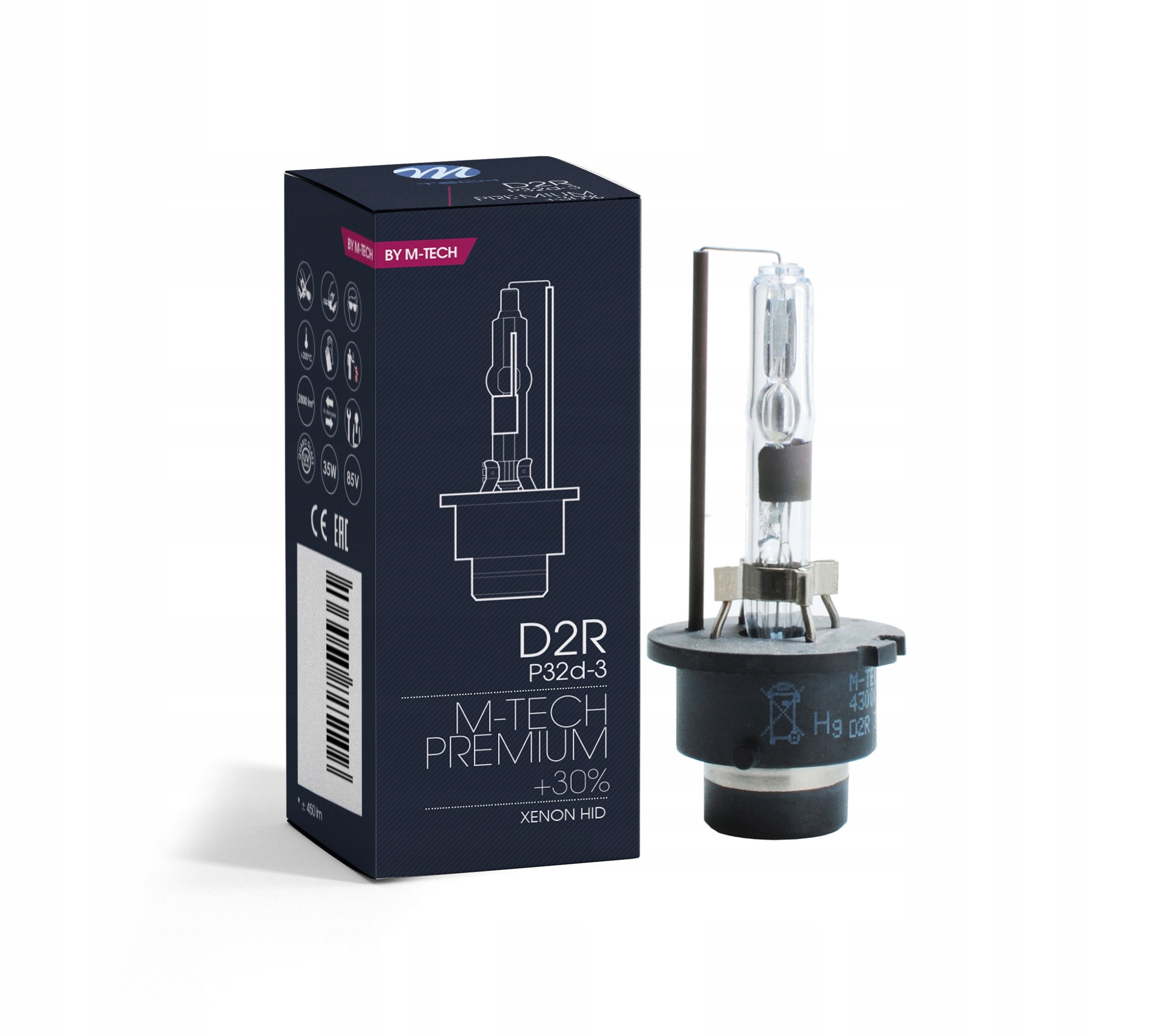 

Żarówka Xenon D2R 35W 6000K Premium +30%