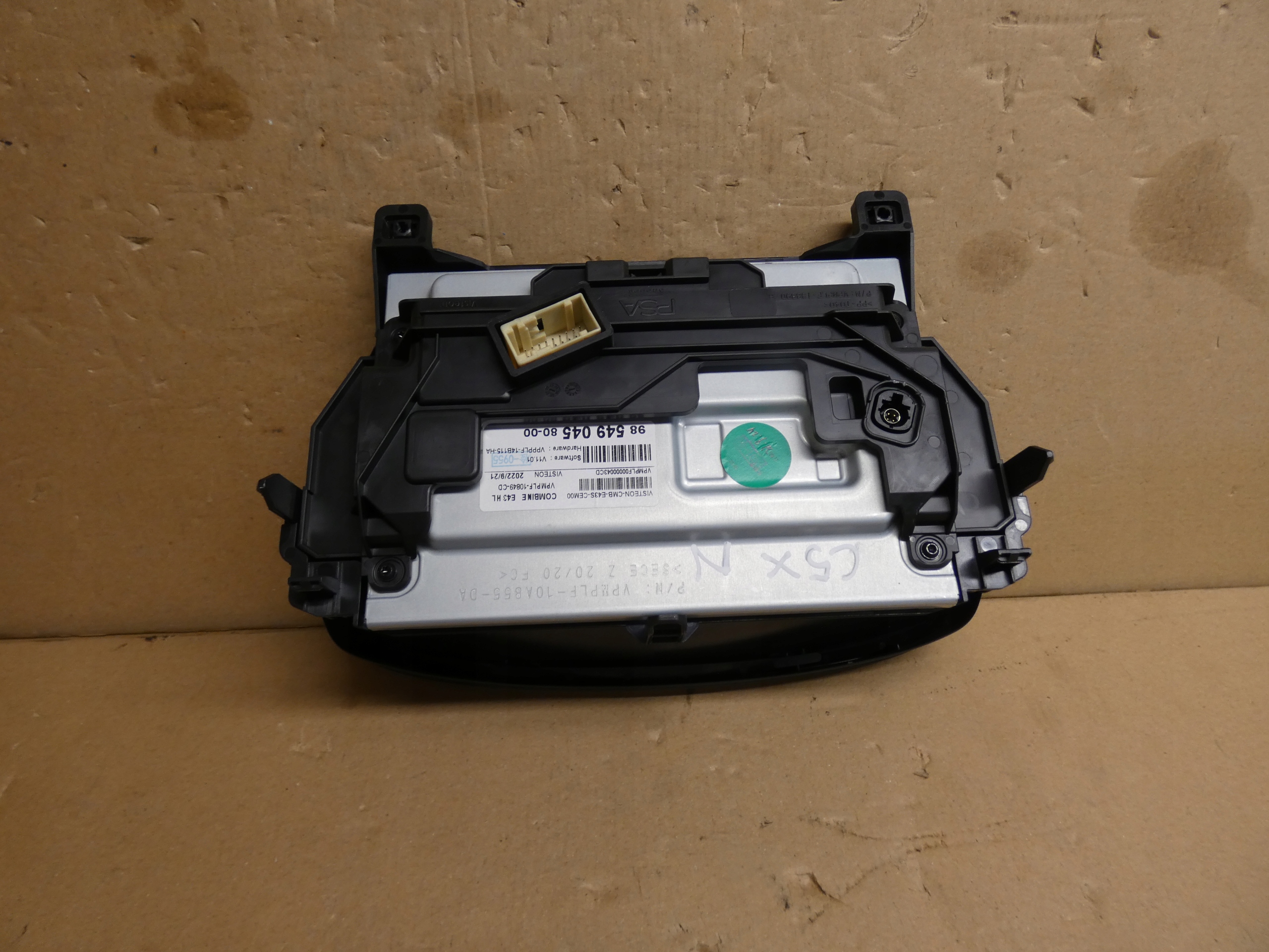 dials dials Predkosciomierz Citroen C5X C5 X 9854904580 2022R